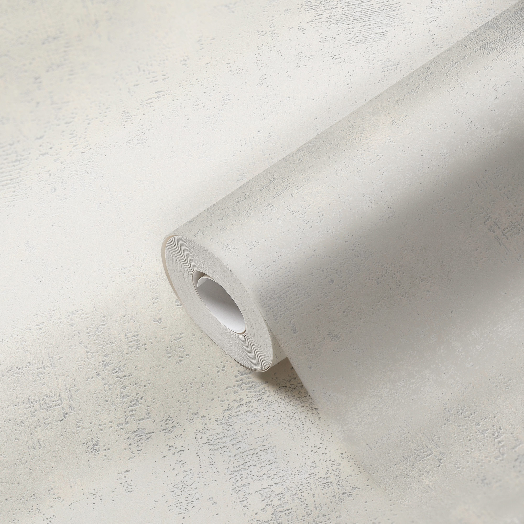 Papier Peint Intissé A.S. Creation THE BOS – 10.05x0.53 M, Blanc, Structuré