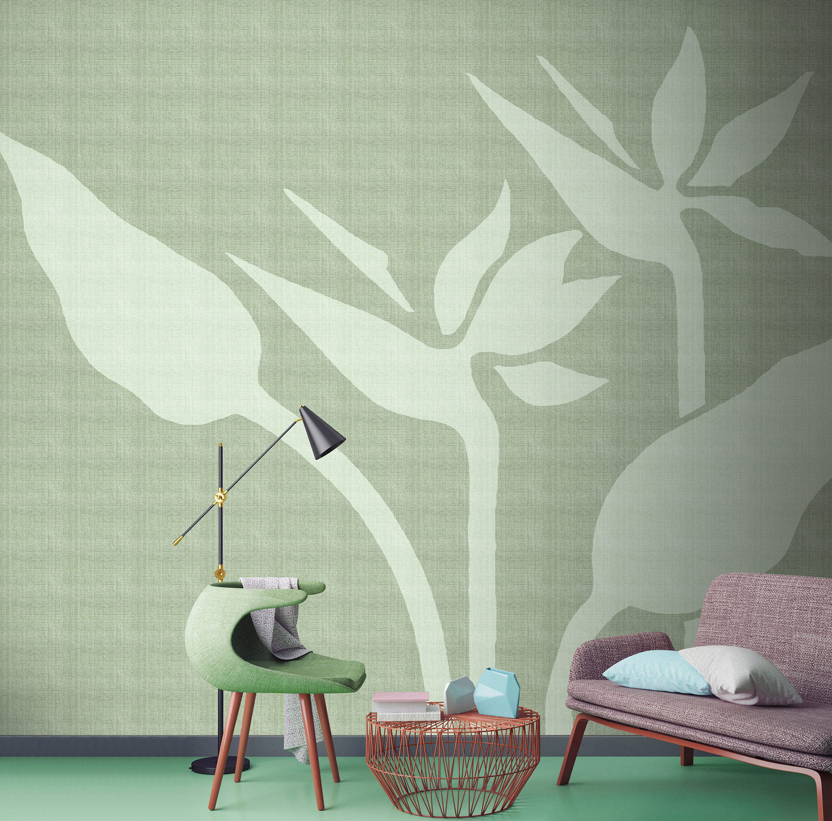 AS Fototapete Walls by Patel 5 Pflanzen Grün DD134771