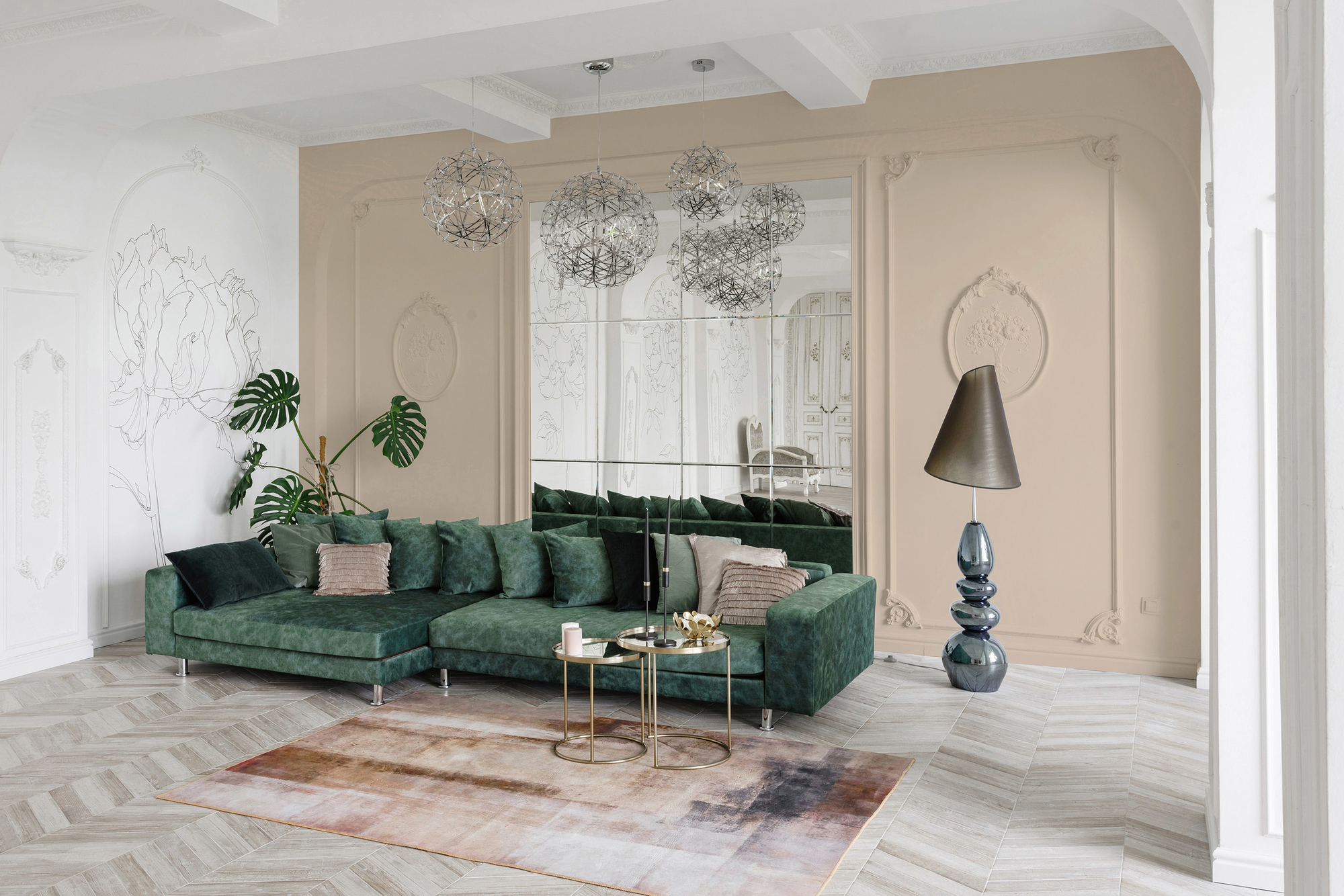 AS Premium Innenwandfarbe Puro c7014 soothing brown 1 L