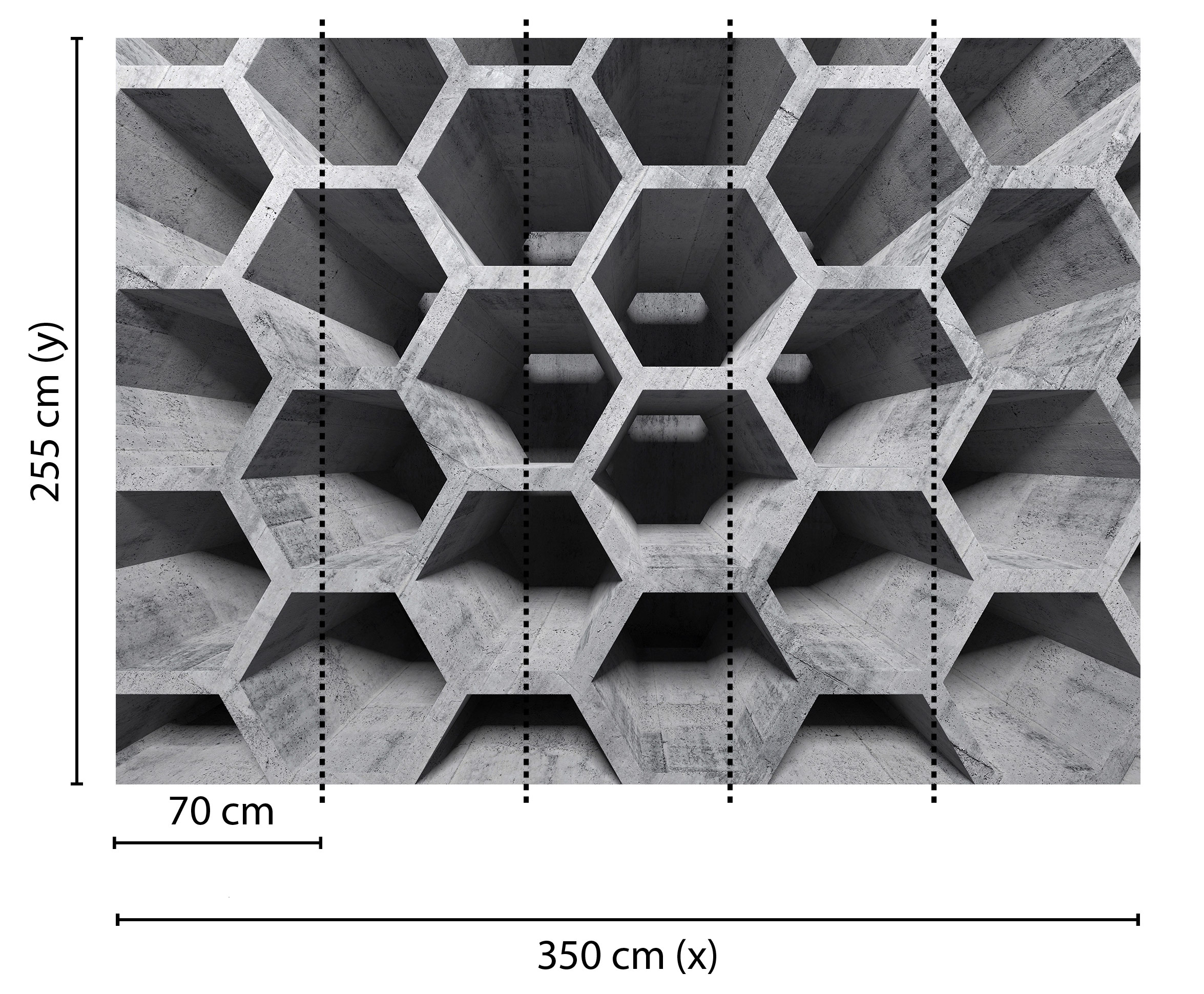 AS Fototapete Designwalls HoneycombStructure DD118738
