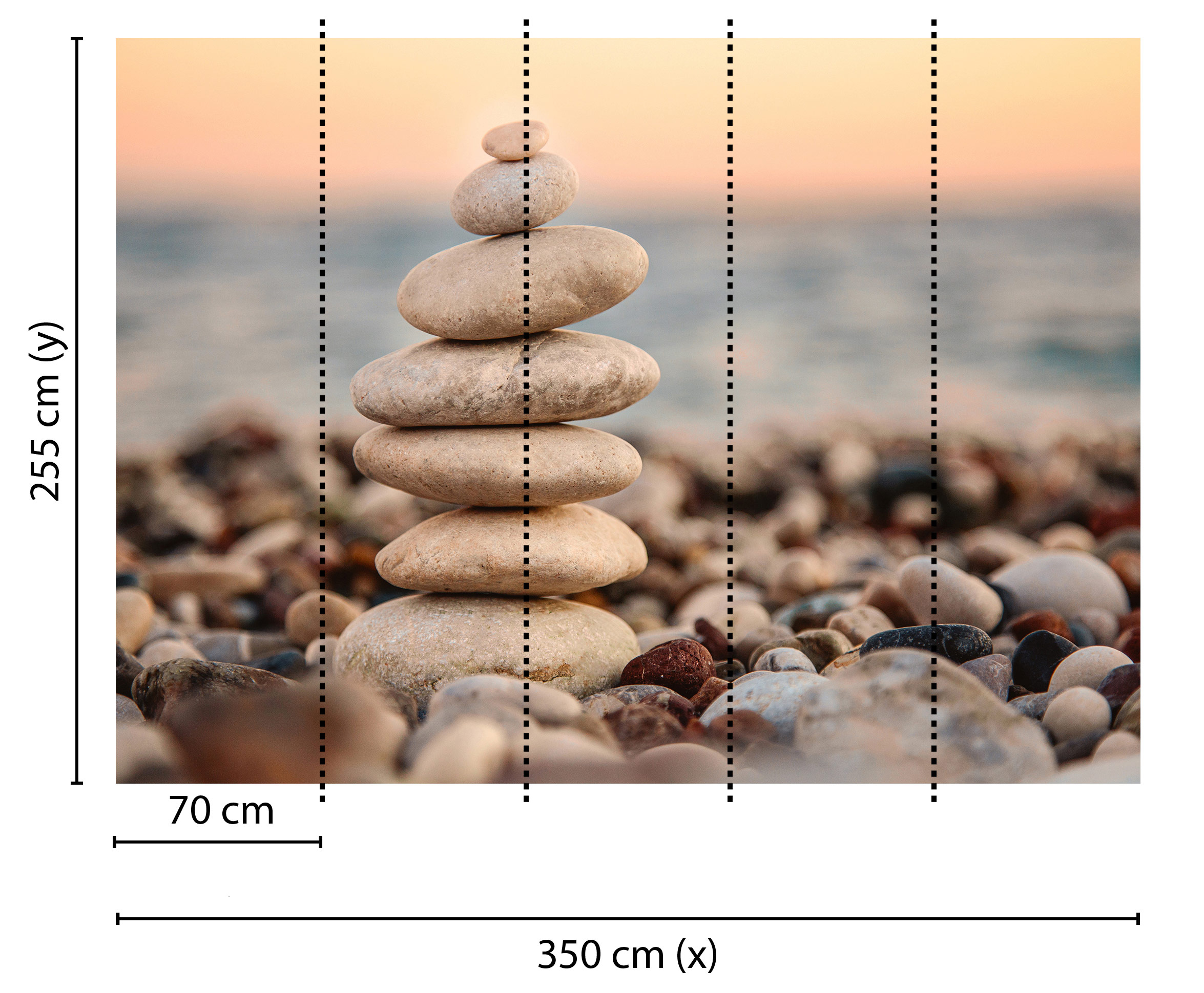 AS Fototapete Designwalls Stone Beach DD118672