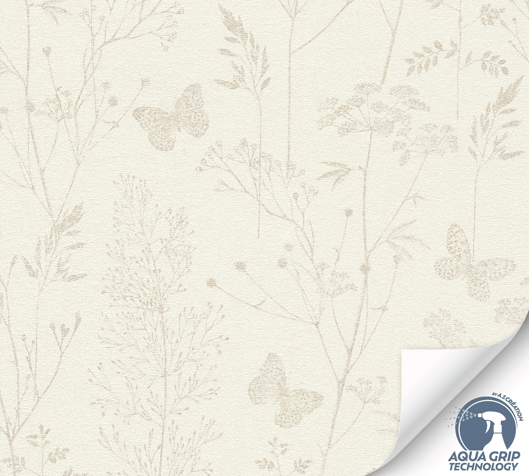 AS Vliestapete Cosiness Designdrop 2 Floral Weiß 792831