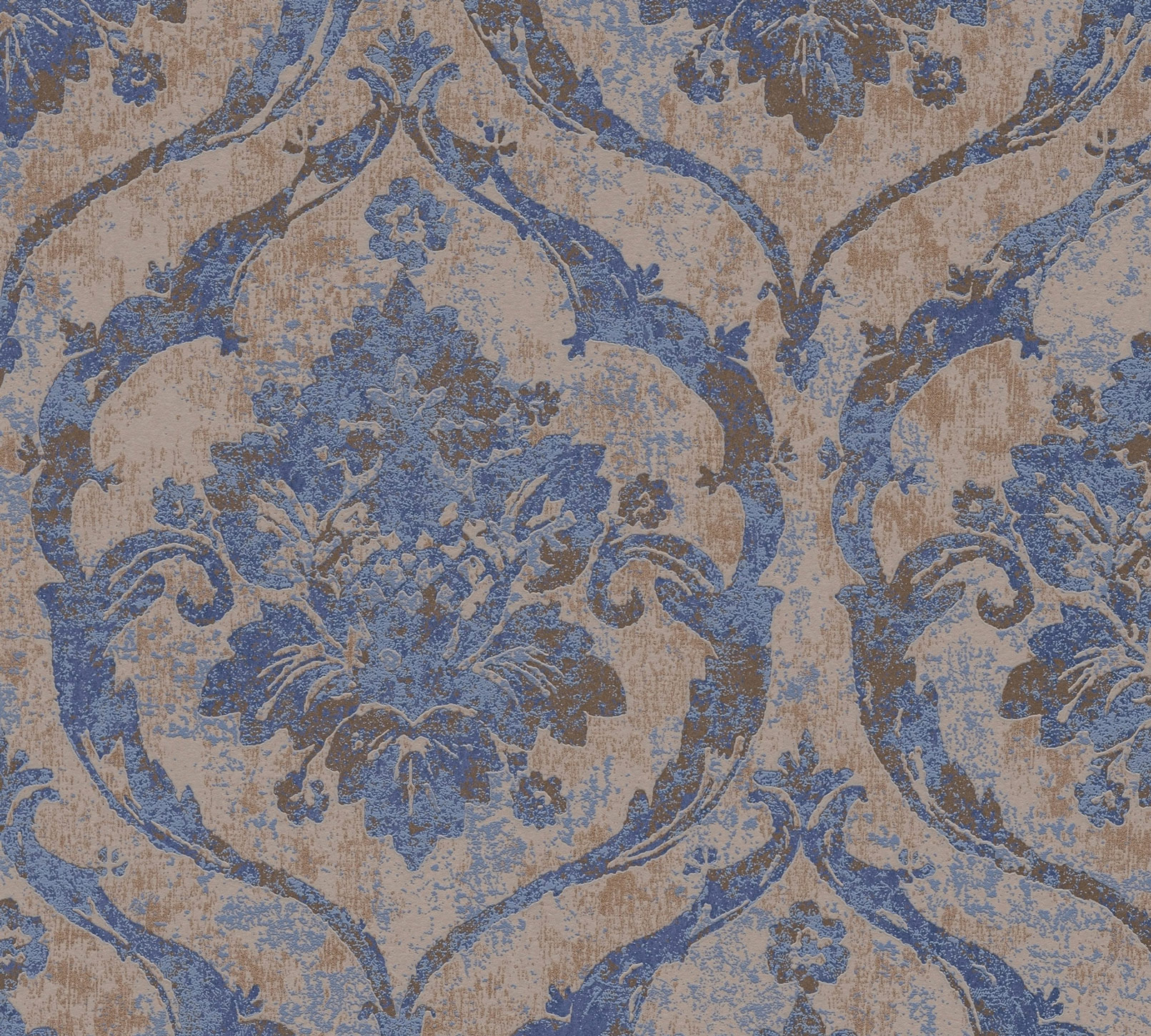 AS Vliestapete MS Vibes & Styles Barocktapete Blau 790191