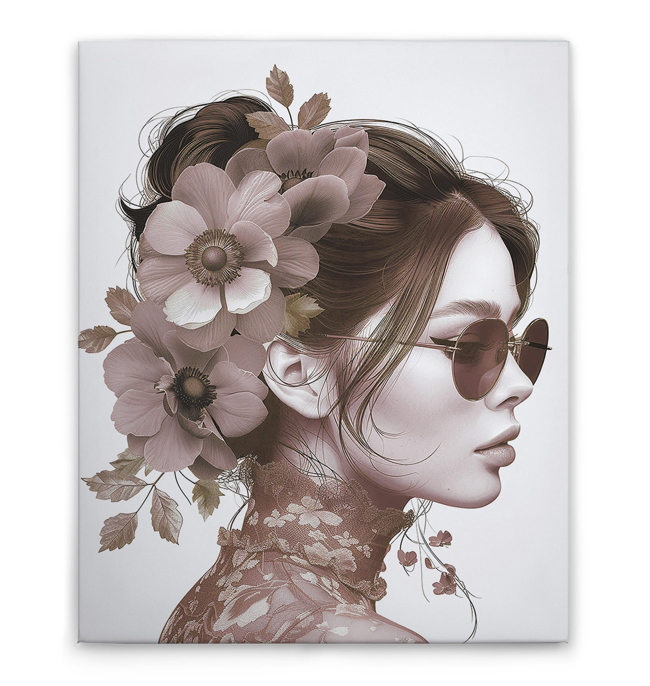 AS Leinwandbild Flowergirl Mauve DD132896