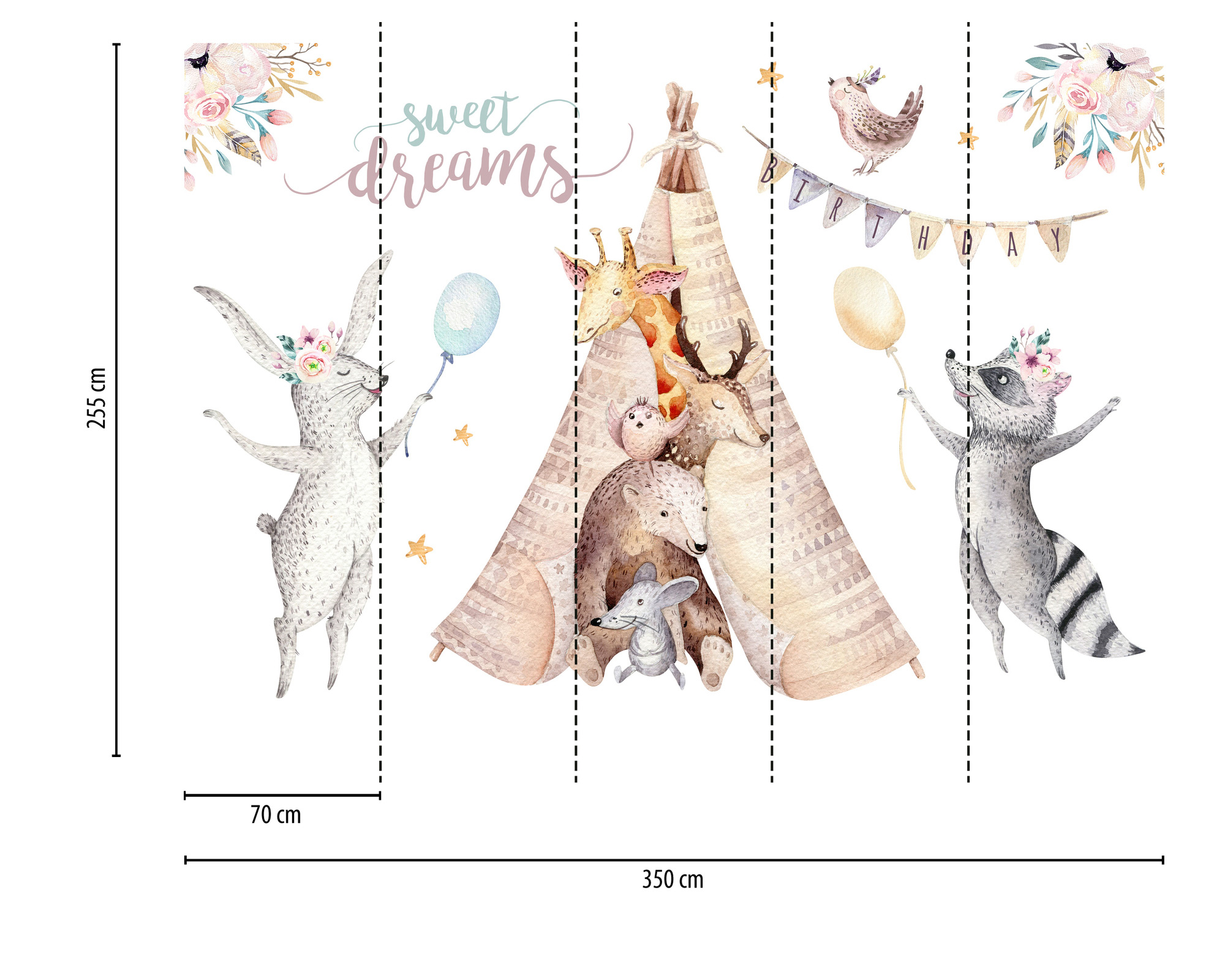 AS Fototapete Designwalls 2 Kinderzimmer Tiere DD123594