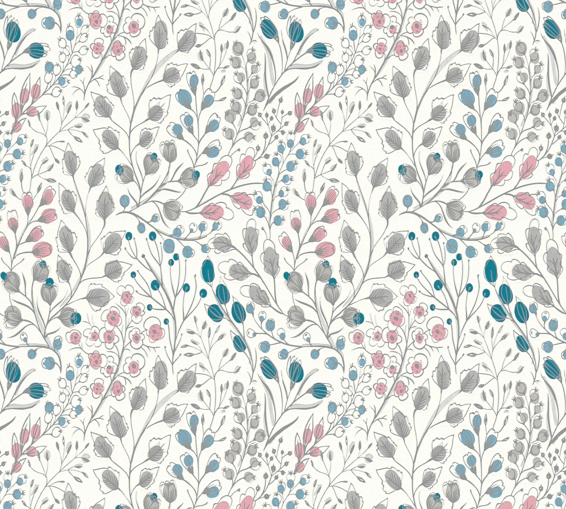 AS Vliestapete Attractive 2 Floral Weiß 388472