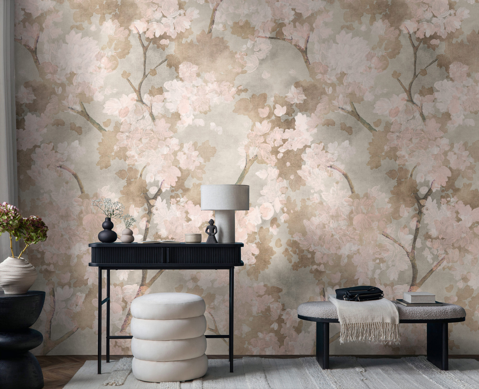 AS Fototapete The Wall 4 Bäume Beige 792484