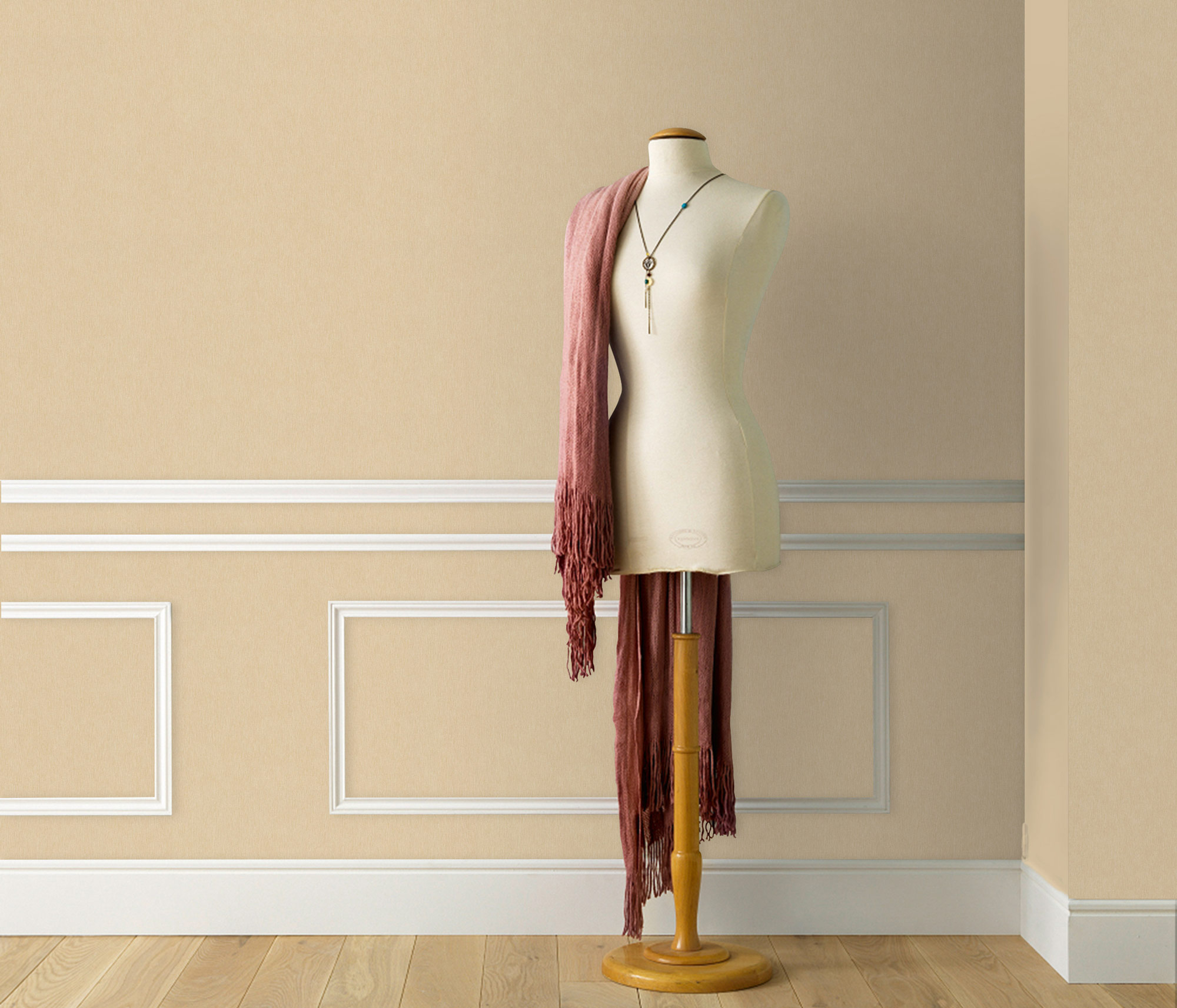 Erismann Vliestapete Versailles Unitapete gold 1028130