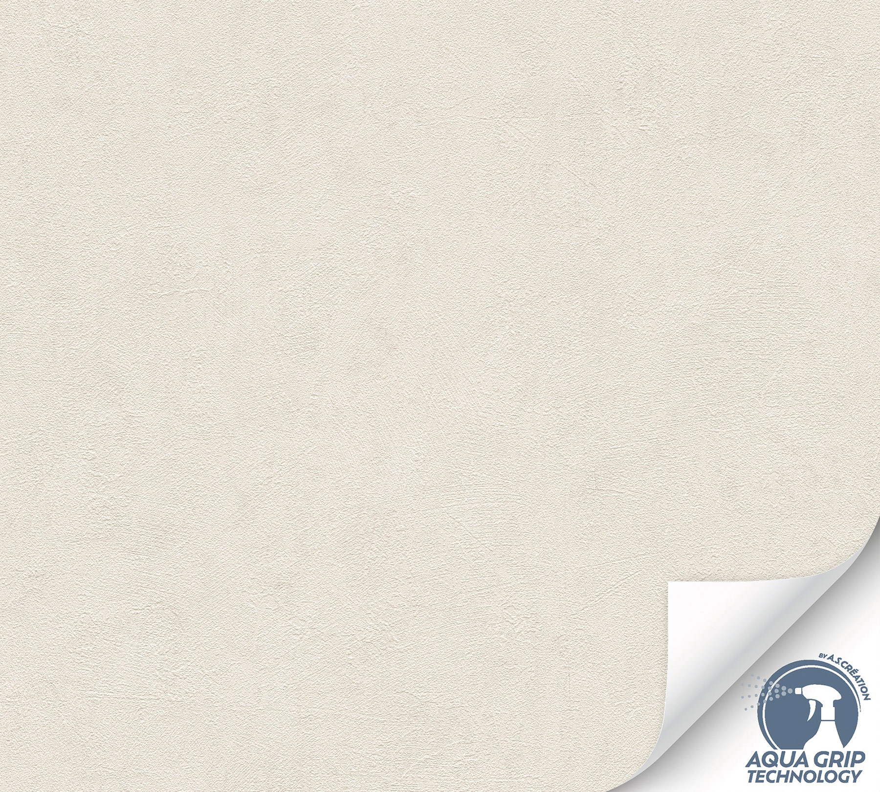 AS Vliestapete Cosiness Designdrop 2 Uni Creme 793155