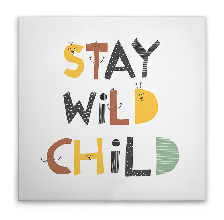 AS Leinwandbild Stay Wild Child 3 DD131738