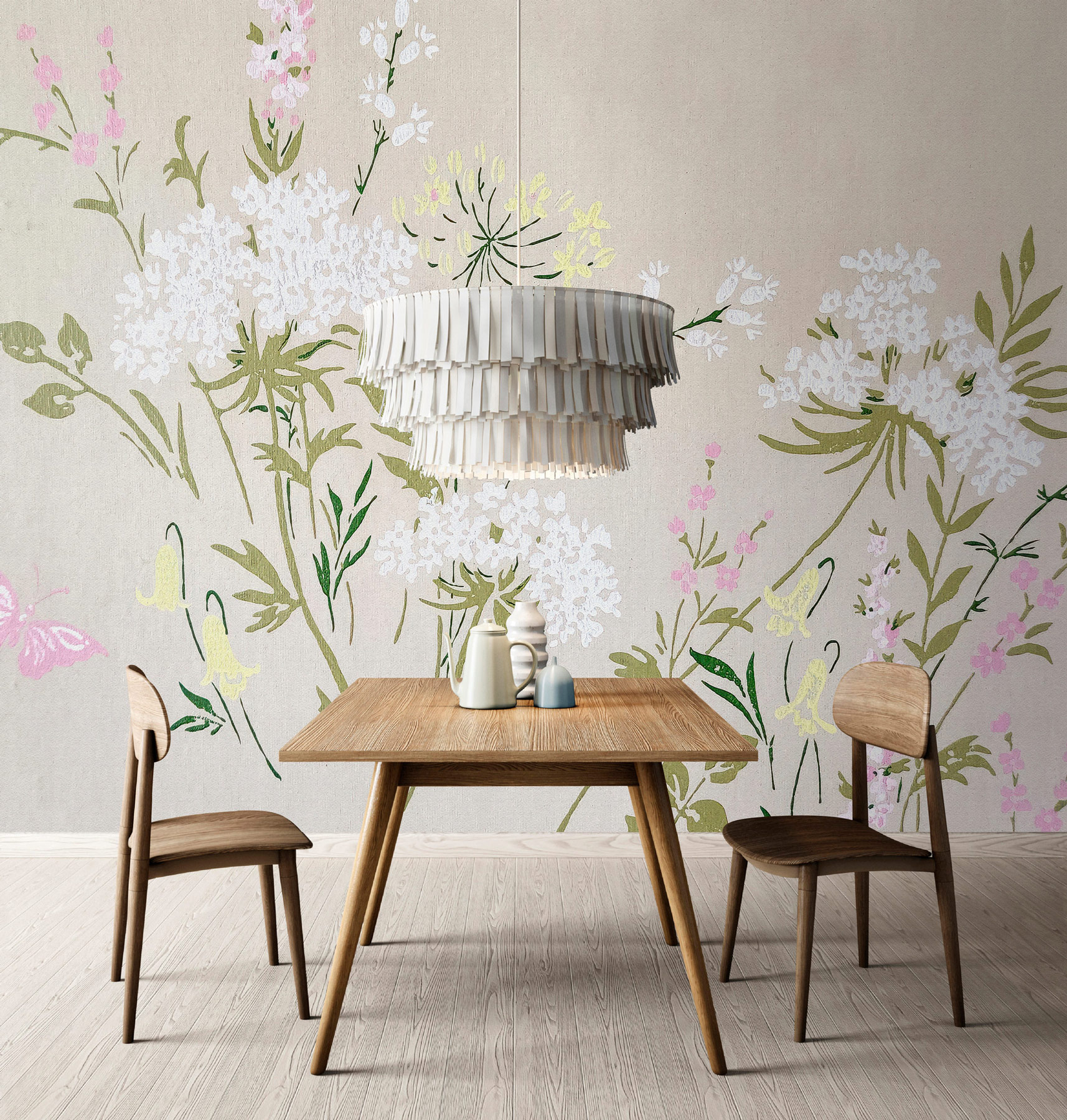 AS Fototapete Walls by Patel 5 Blumen Beige DD134747