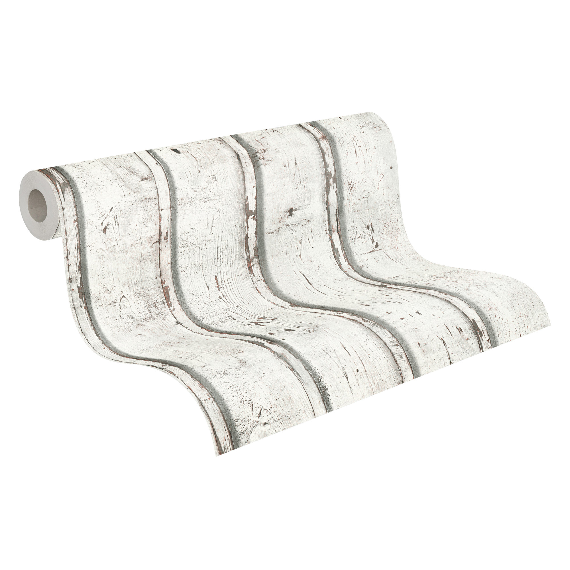 AS Vliestapete Elements 2 Holzoptik weiß 953701