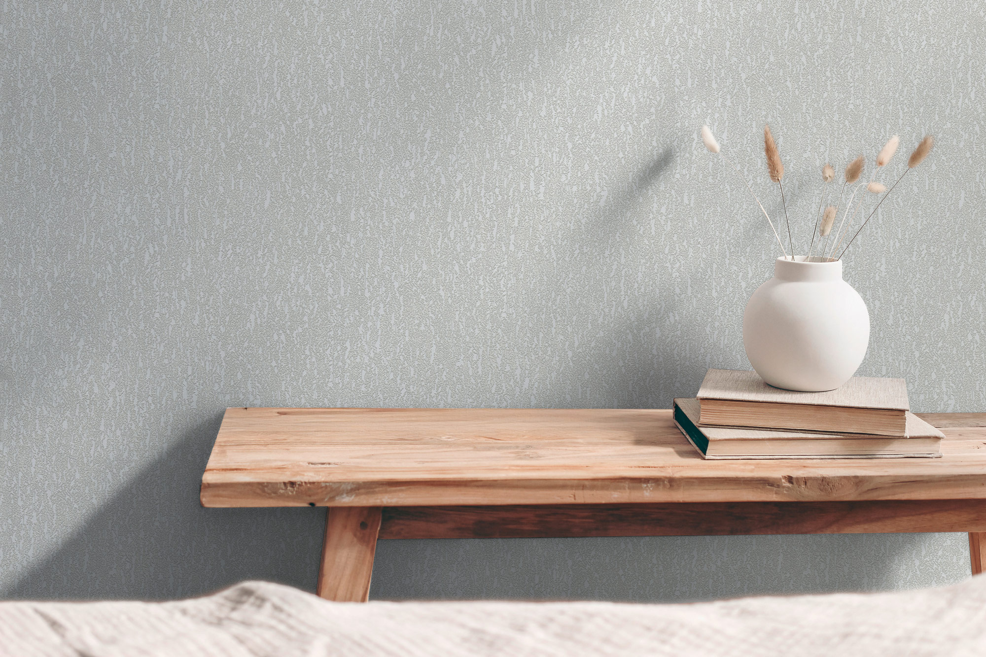 AS Vliestapete Hygge 3 Floral Grau 790954