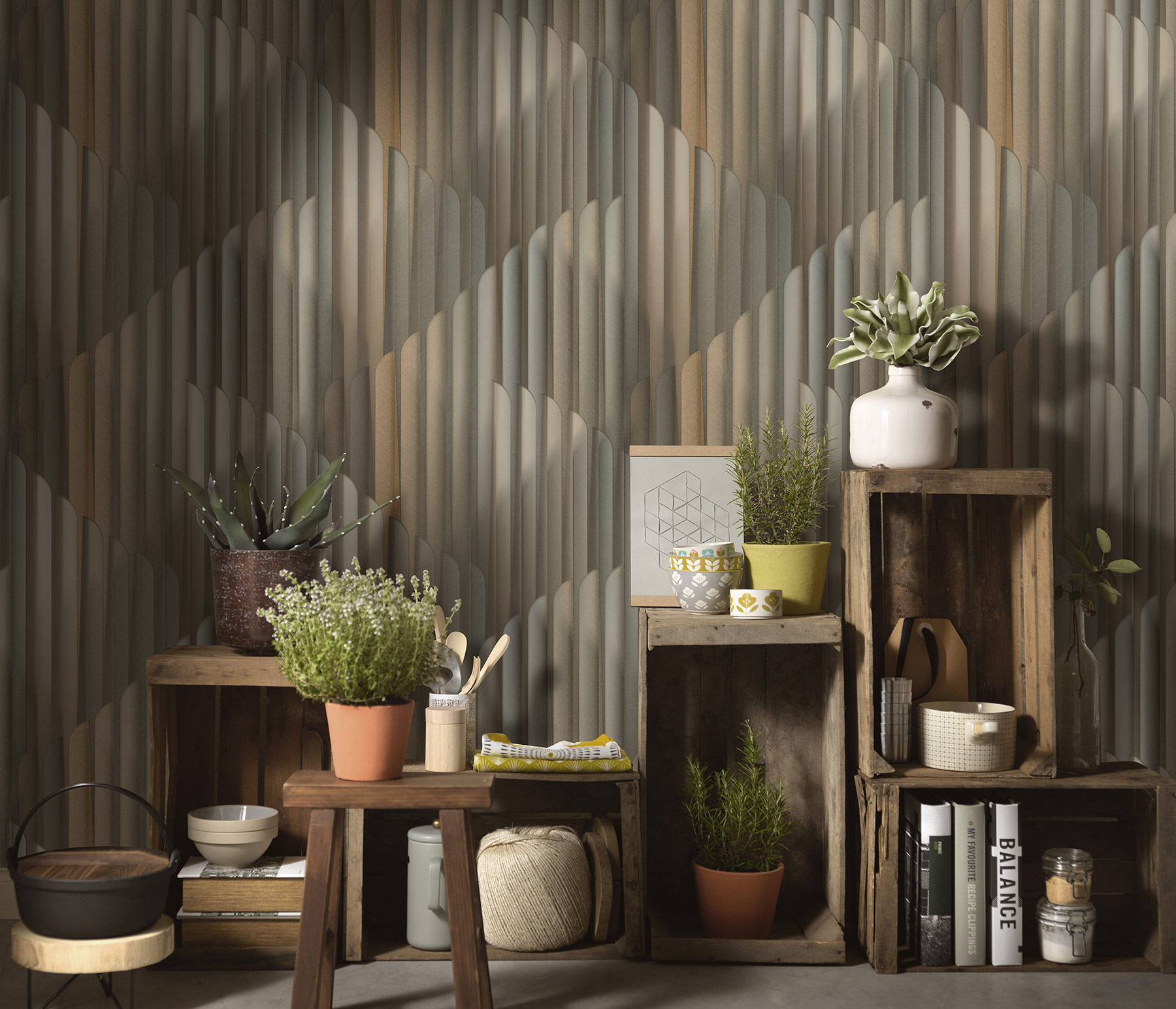 Erismann Vliestapete Elysium schwarz 1047115