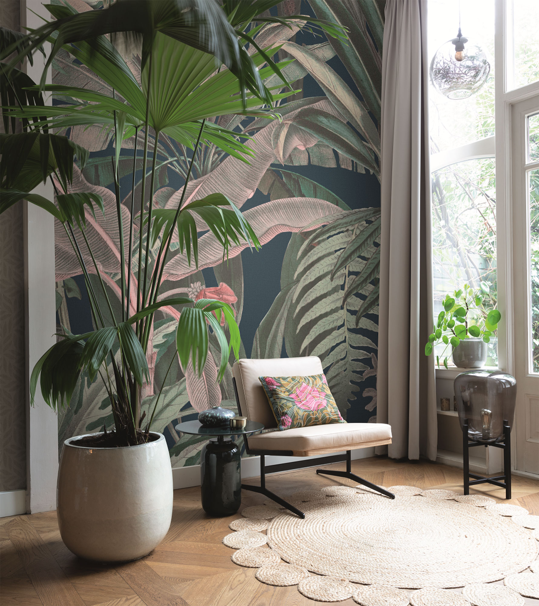 Rasch Fototapete Magic Walls Bananenblatt 590128