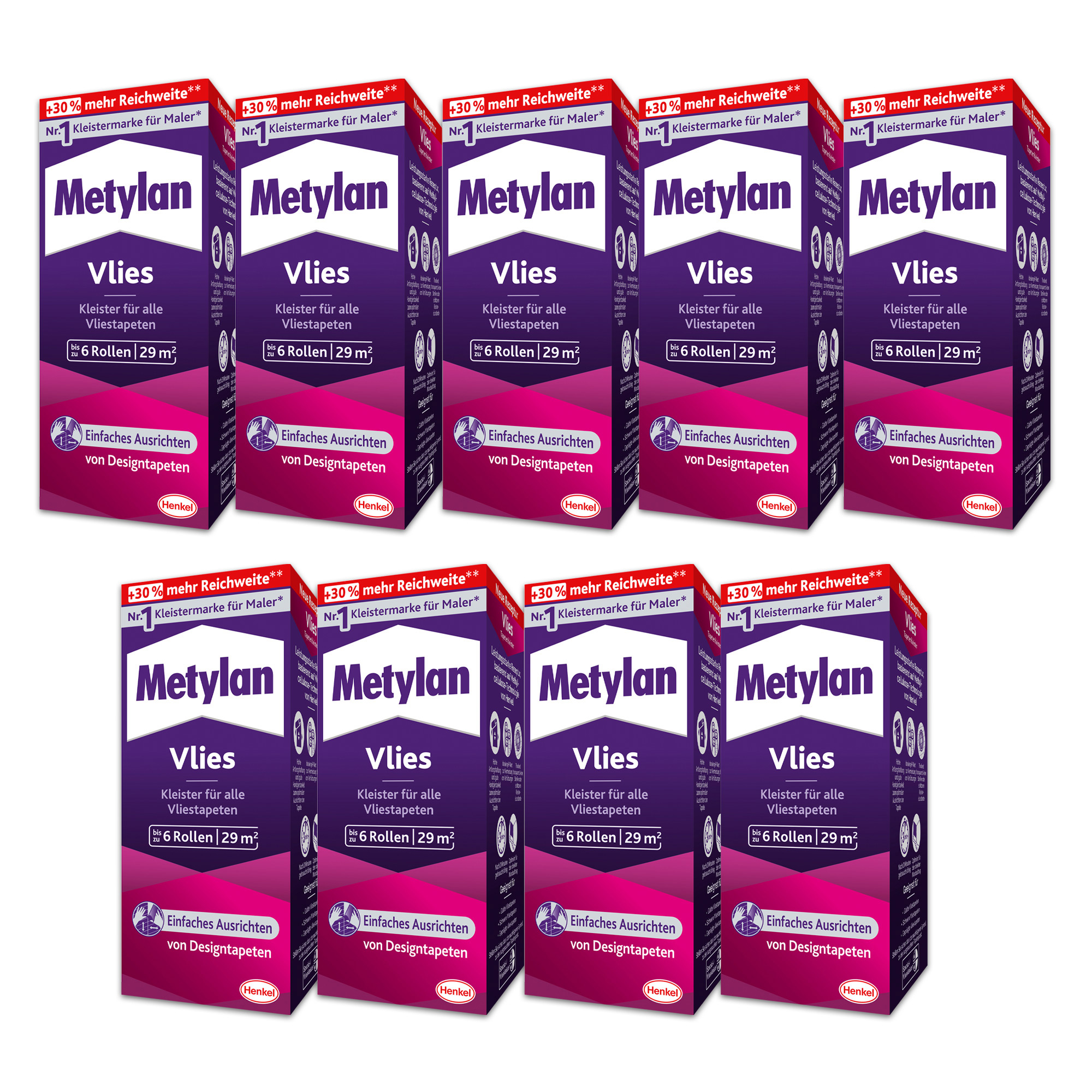 Metylan Vliestapetenkleister | 9 x 180 g Metylan Vliestapetenkleister | 9 x 180 g