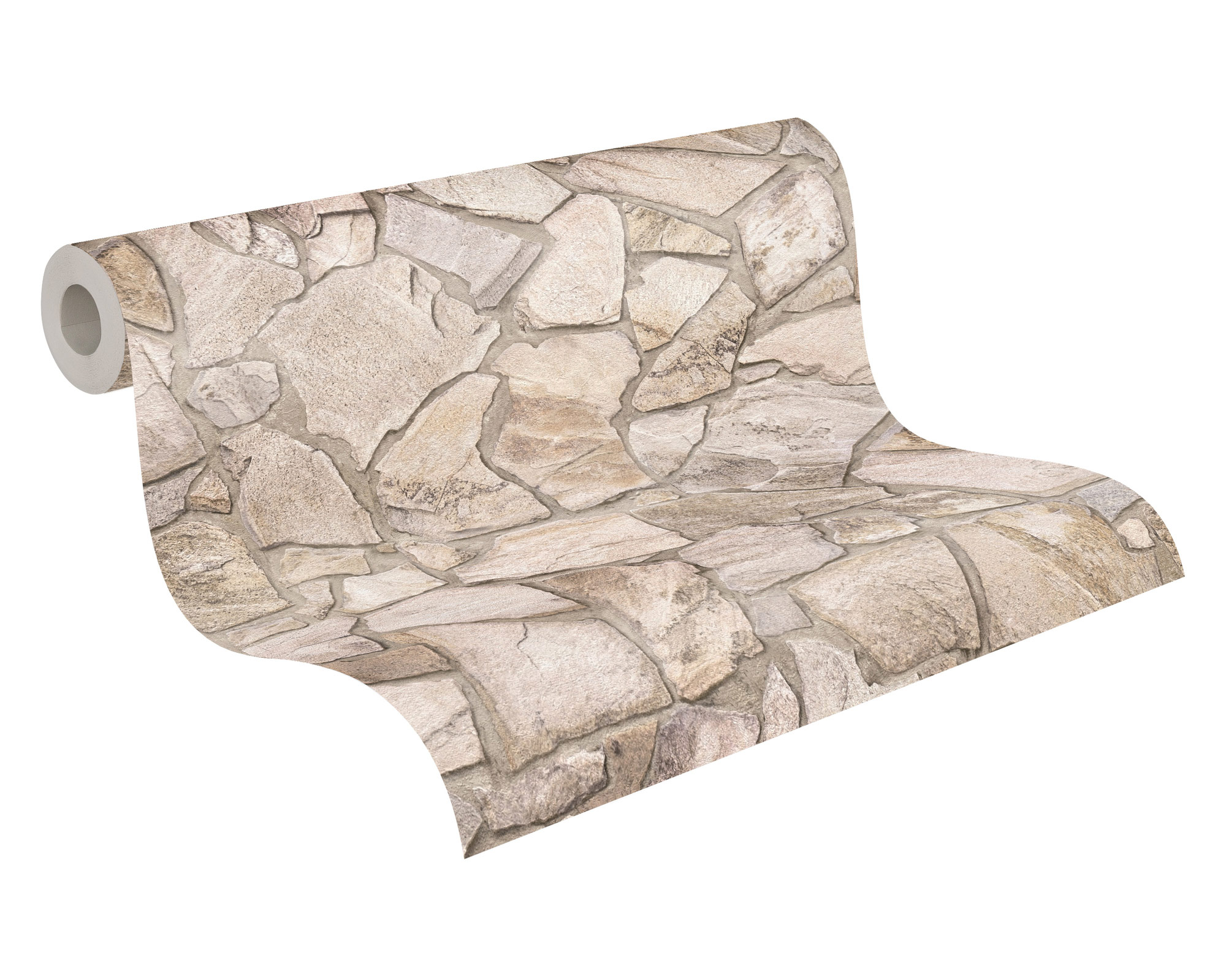 AS Vliestapete Terra Steinoptik beige 389312