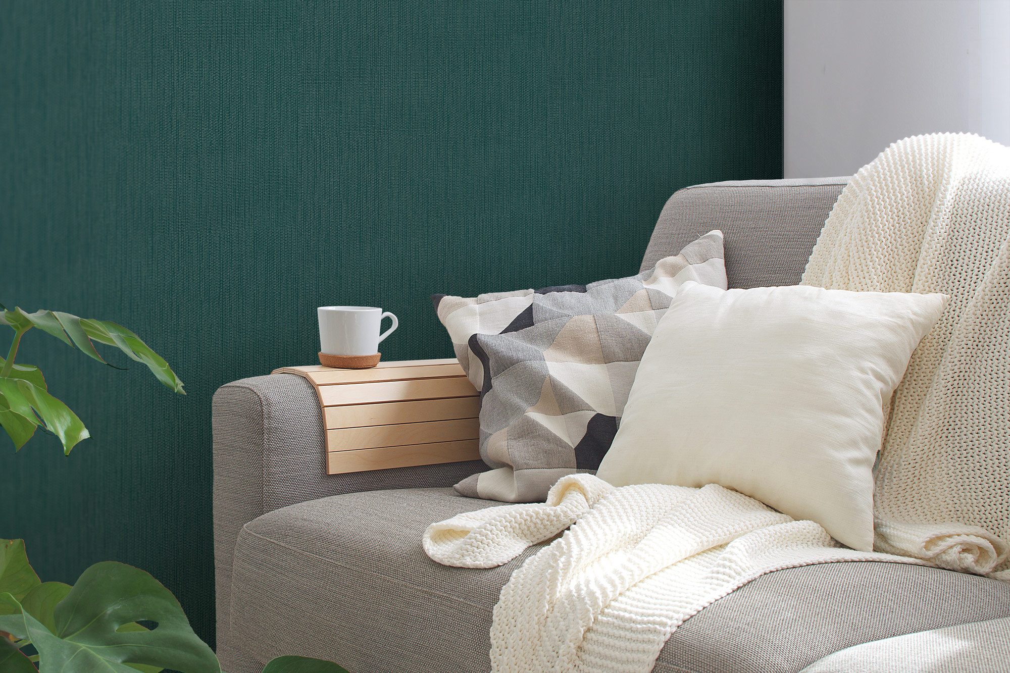 AS Vliestapete Casual Living Grün Strukturtapete 395535