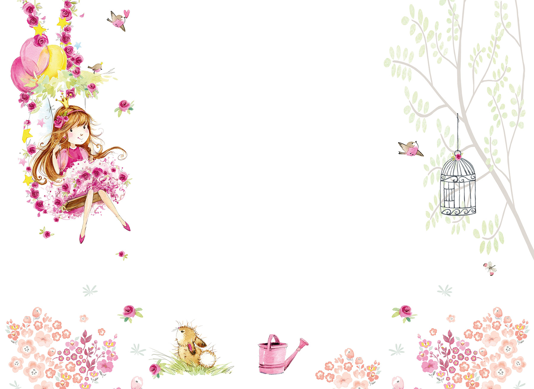 AS Fototapete Designwalls 2 Kinderzimmer Mädchen DD123618