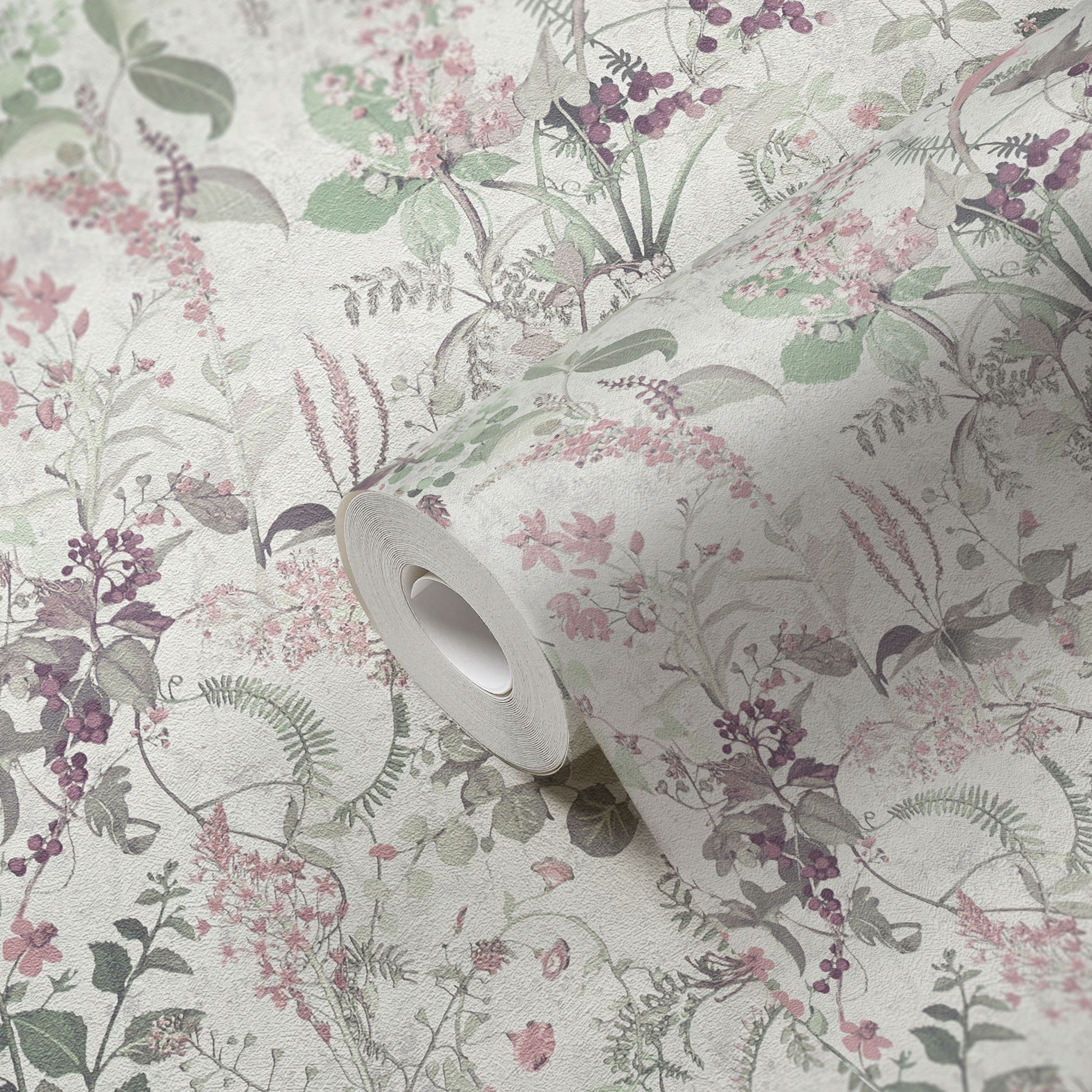 AS Vliestapete The BOS weiß Blumentapete 388251