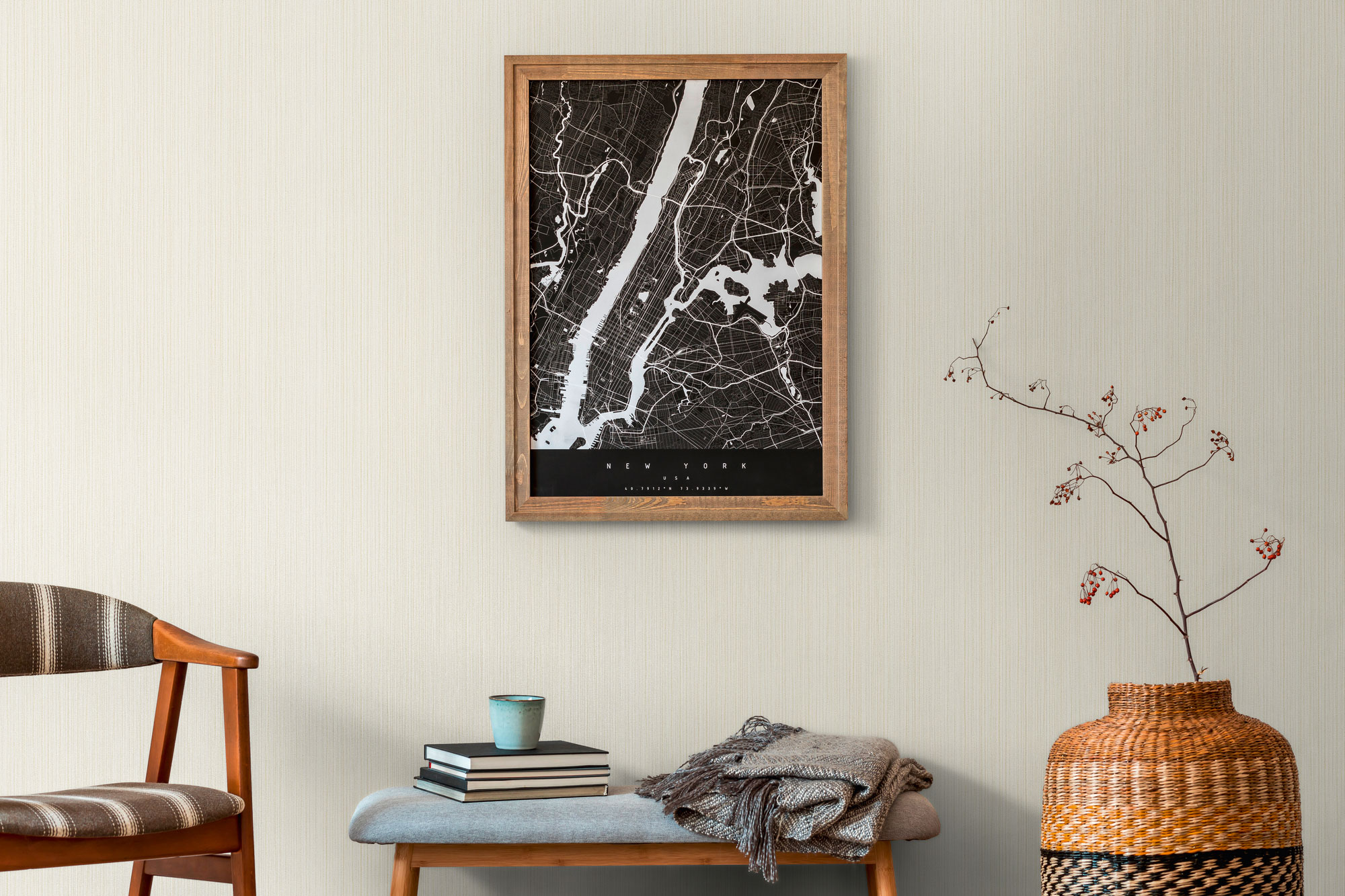 AS Vliestapete The BOS creme Unitapete 388197