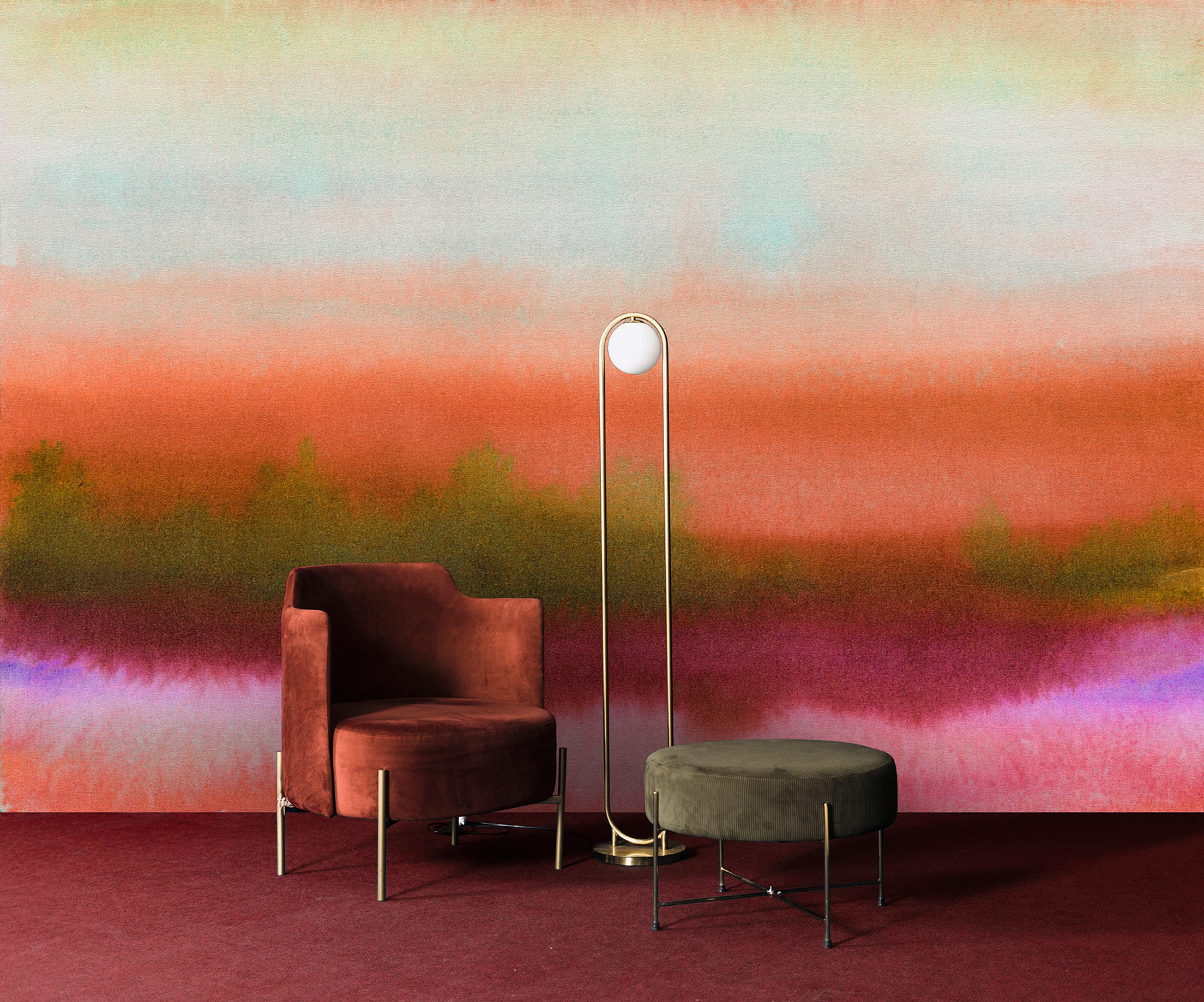 AS Fototapete Walls by Patel 5 Landschaft Rot DD134951