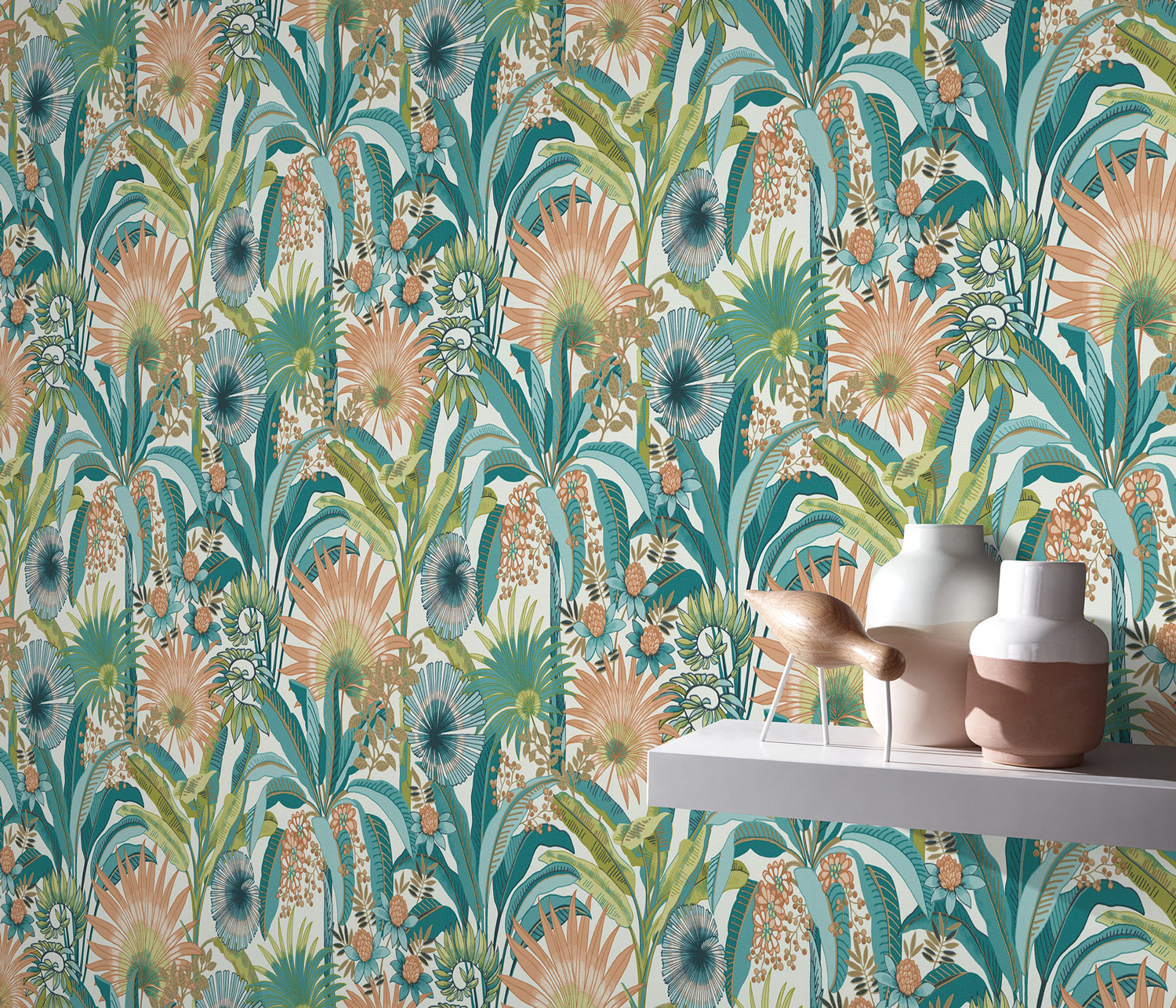 Erismann Vliestapete Martinique türkis 1039018