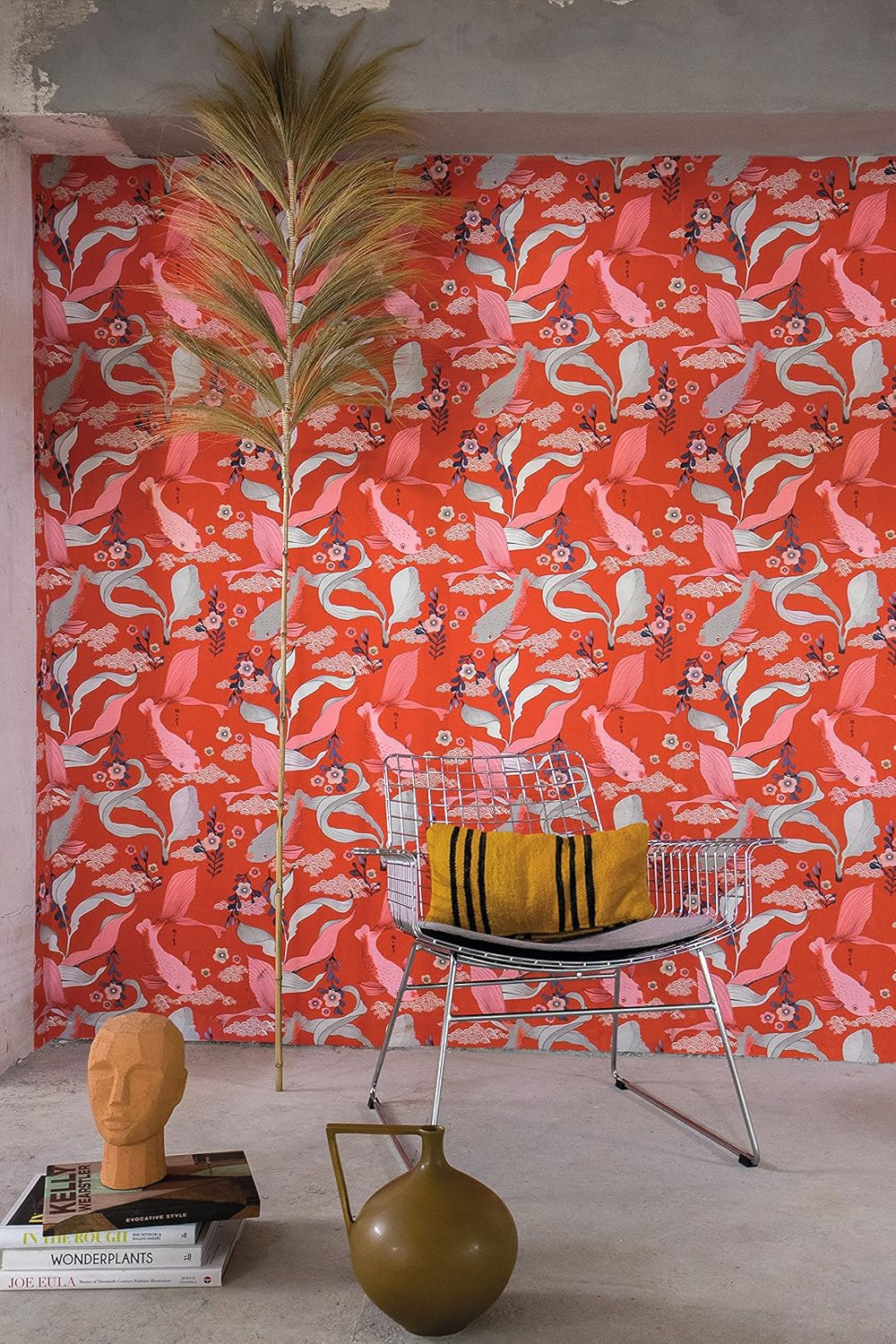 Rasch Vliestapete Amazing Koi rot Fische 539844