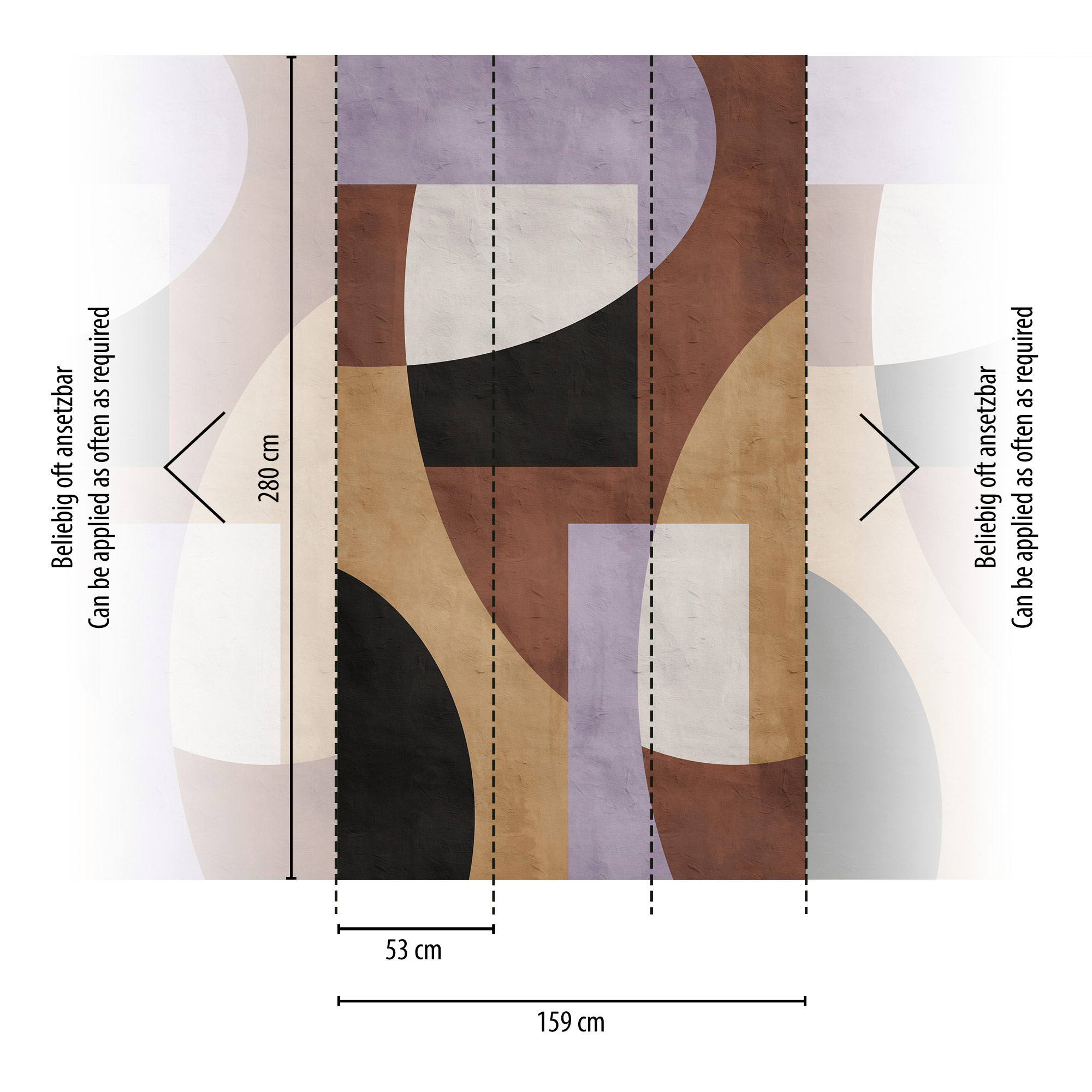 Livingwalls Vliestapete The Wall 3 Abstrakt 398591