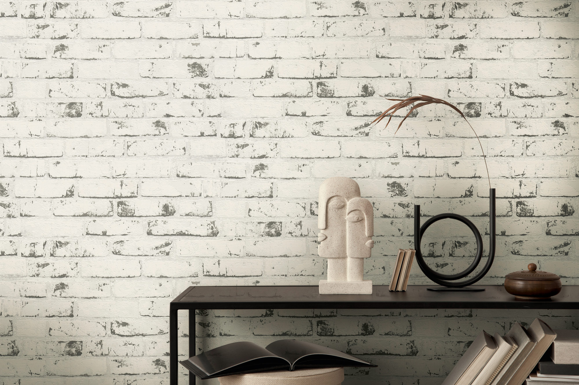 AS Vliestapete Casual Living Grau Steintapete 907837