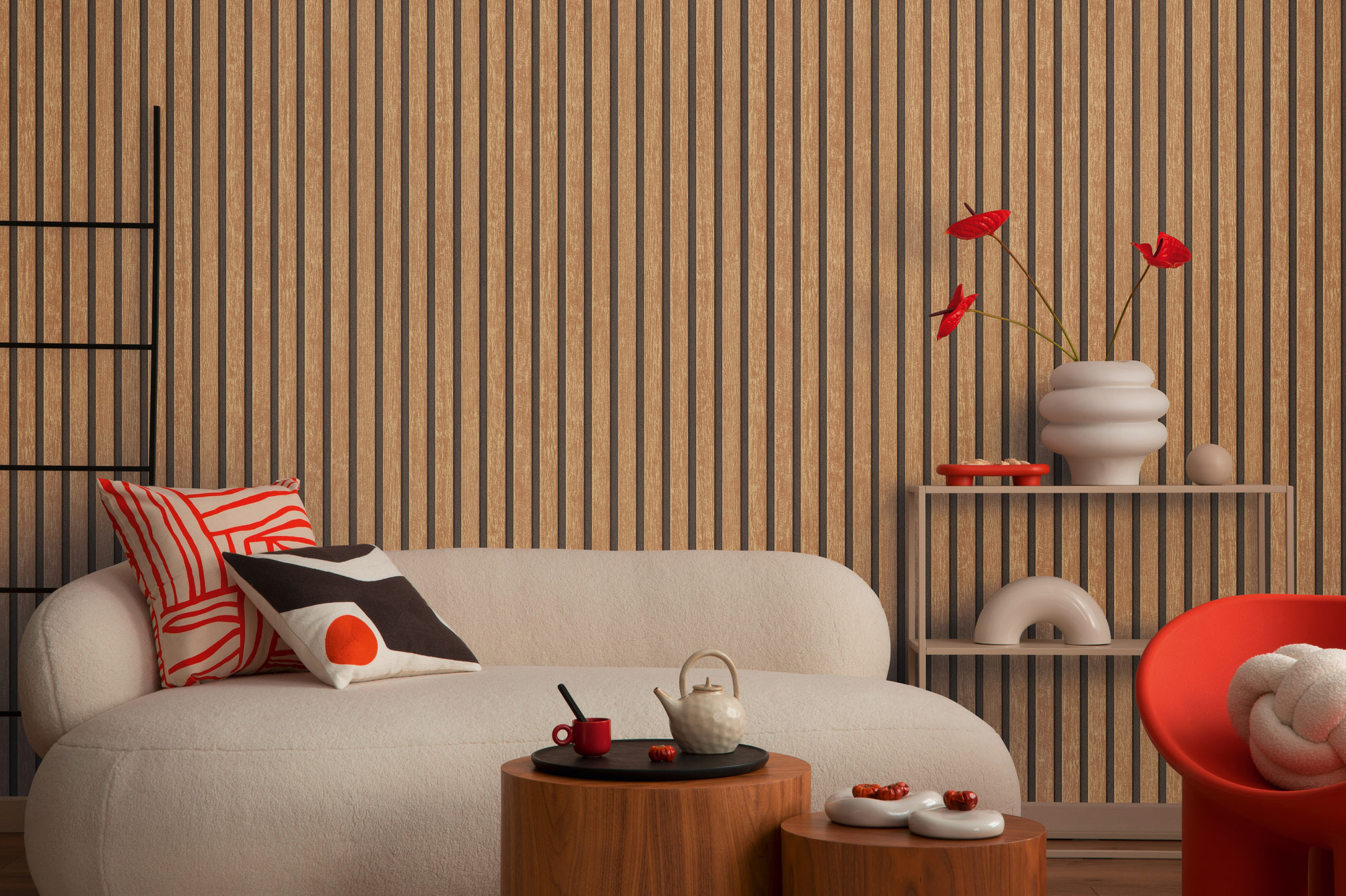 AS Vliestapete Holzpaneele Profi 2024 Braun 790412