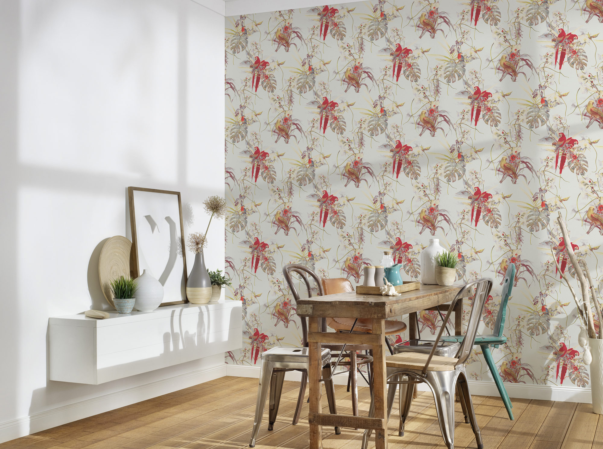 AS Vliestapete PintWalls Florale Tapete Bunt 387251
