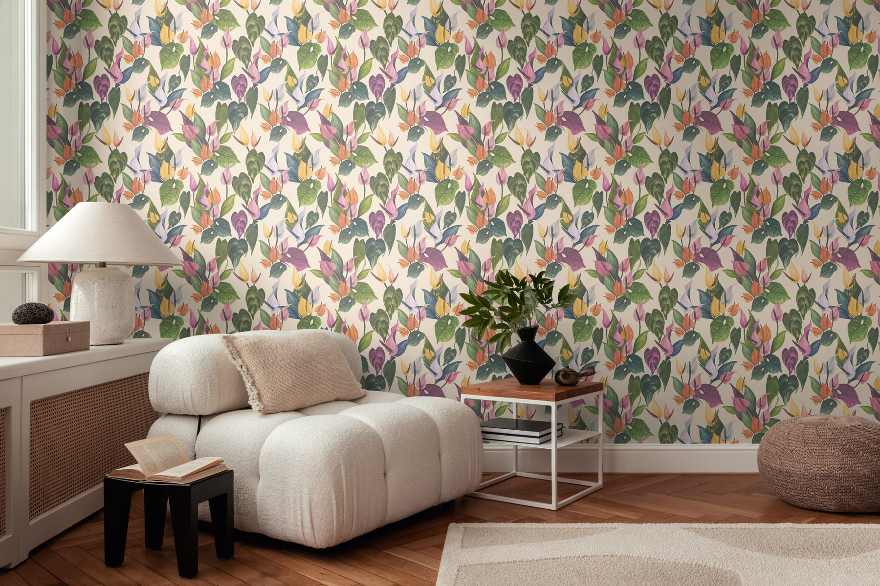 AS Vliestapete Anna d'Andrea Floral Bunt 782101