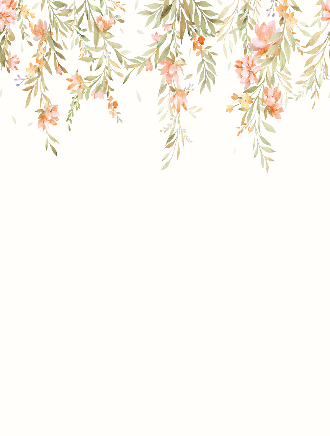 Decoprint Fototapete Cute Walls Blumenkaskade CW61191