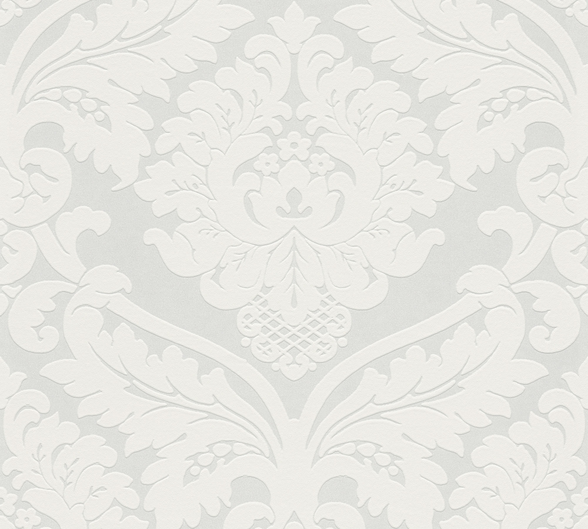 AS Vliestapete Black & White Barock Tapete Weiß 554338