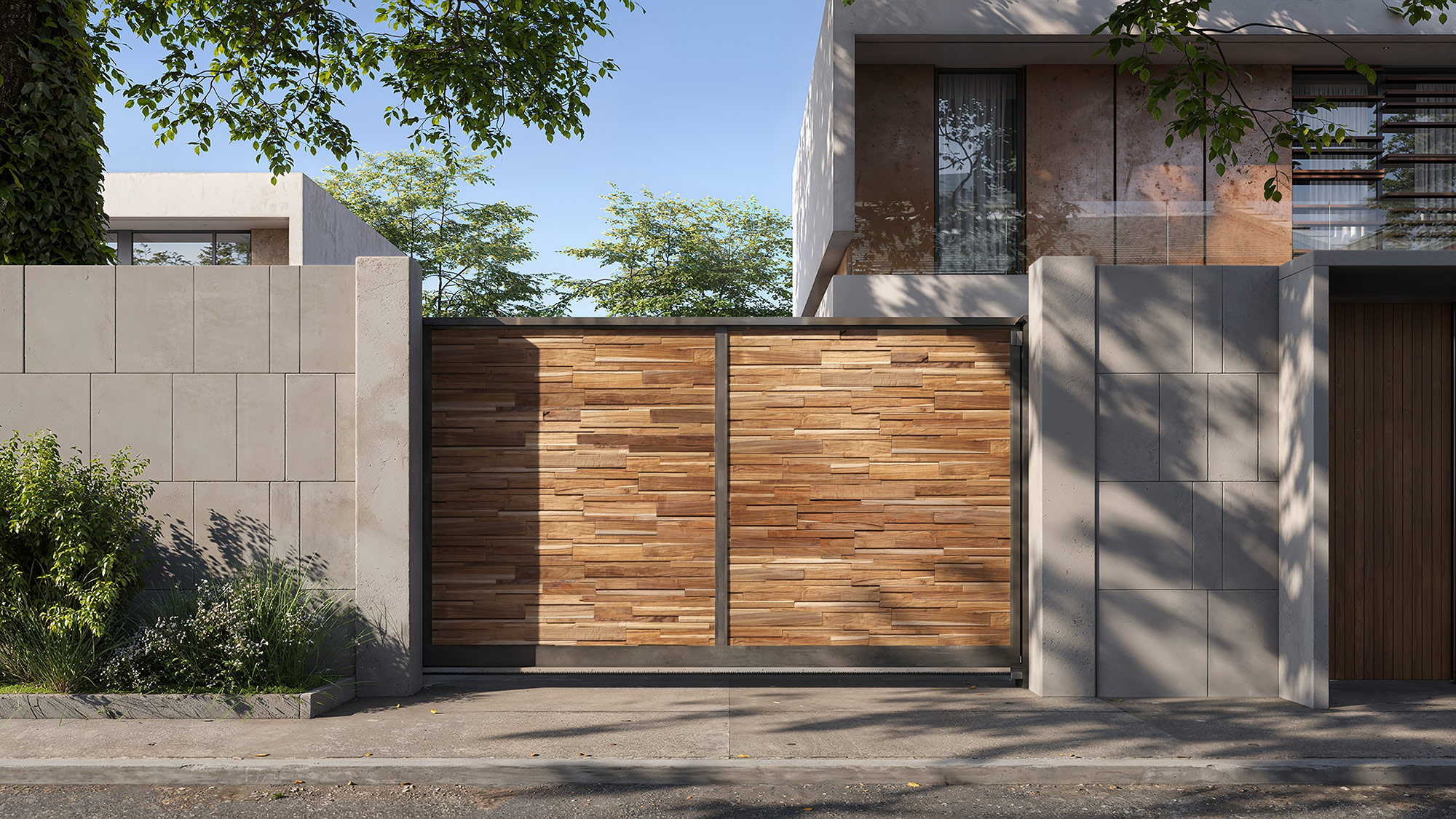 Wallsupply 3D Holz Wandpaneele UltraWood Teak Firenze