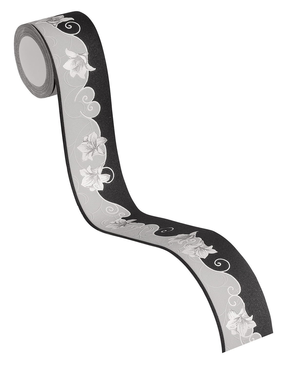 AS Creation Borte Only Borders 10 grau Blumen 962111