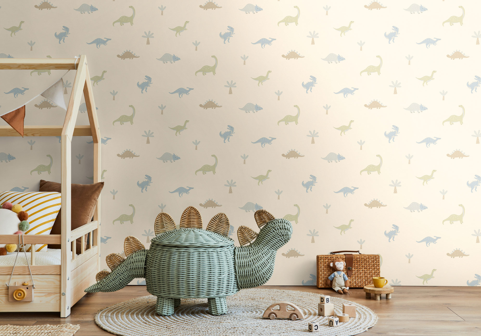 AS Vliestapete Kids Studio Kinderzimmertapete Creme 792572