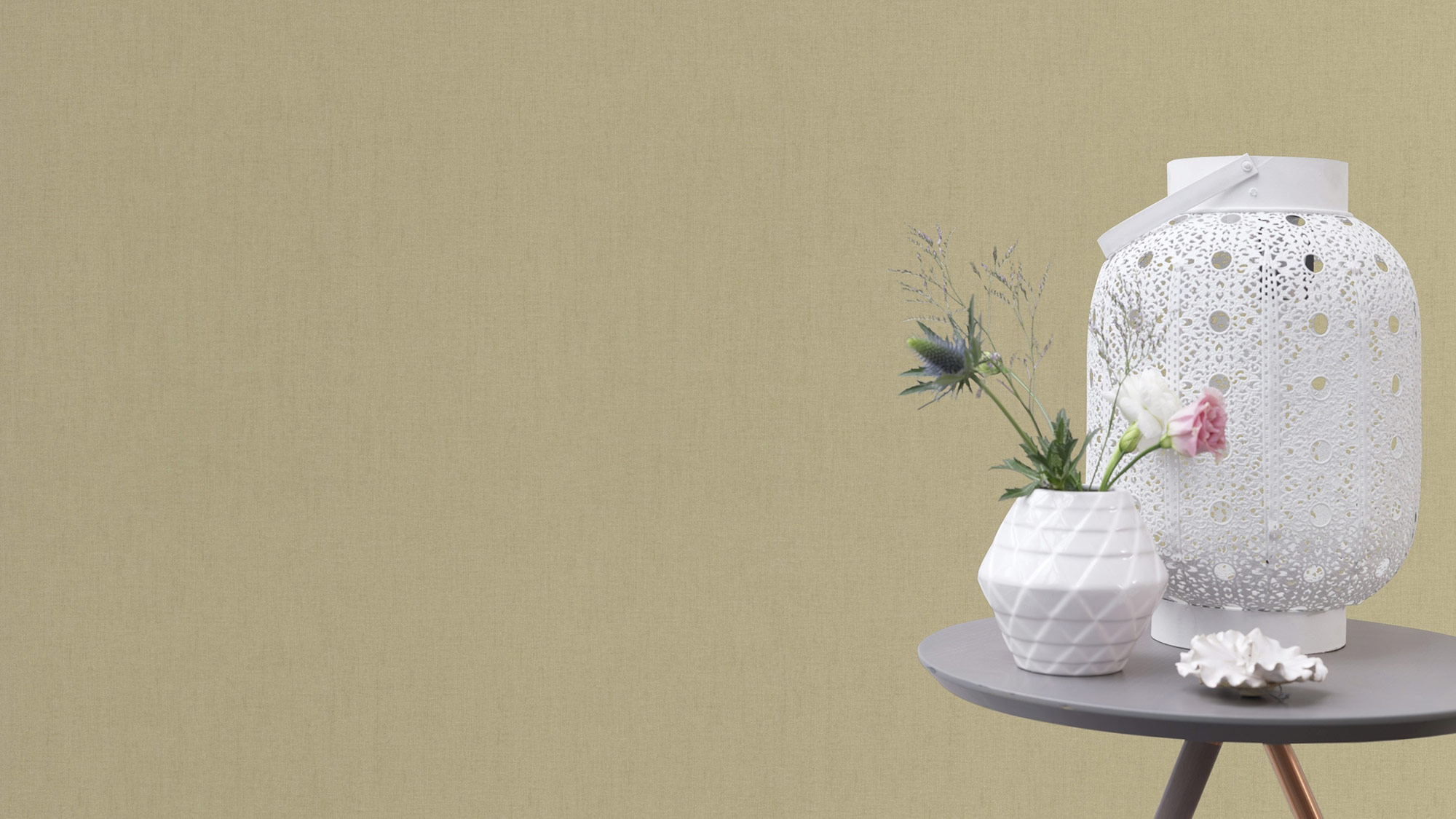 Rasch Vliestapete Florentine 4 Leinenoptik 484687