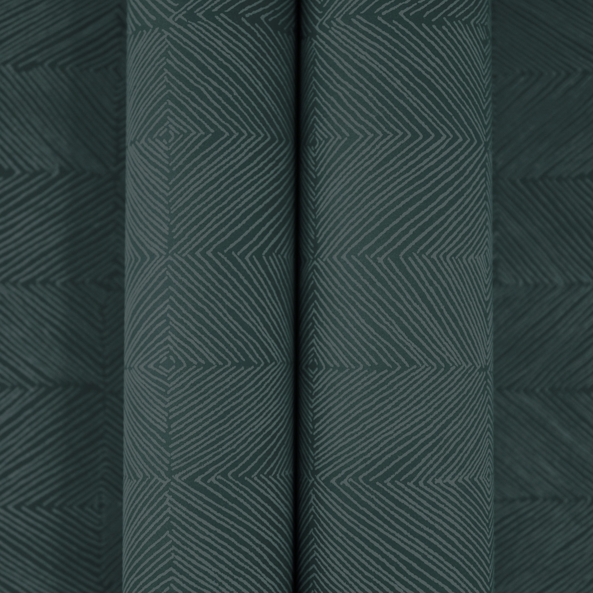 Hohenberger Vliestapete Chalk Rhompus Smaragd 65510