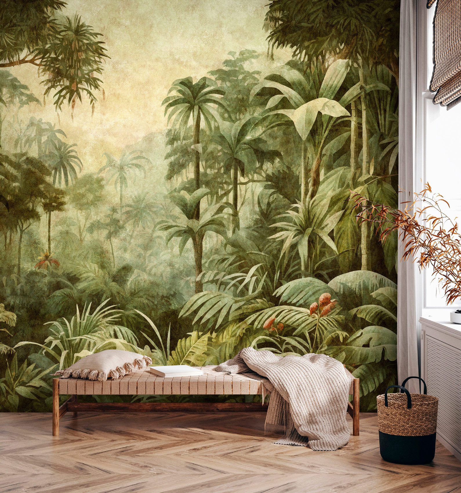 AS Fototapete Walls by Patel 5 Dschungel Grün DD134267