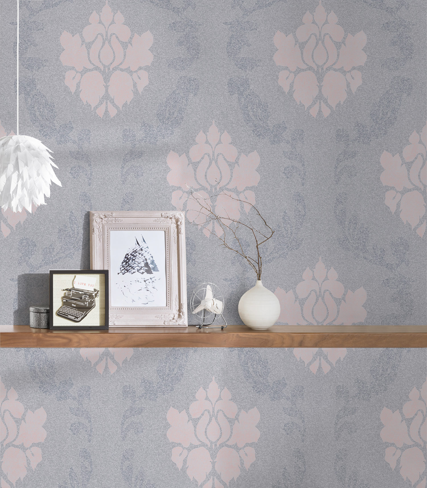 AS Vliestapete grau Barocktapete New Elegance 375523