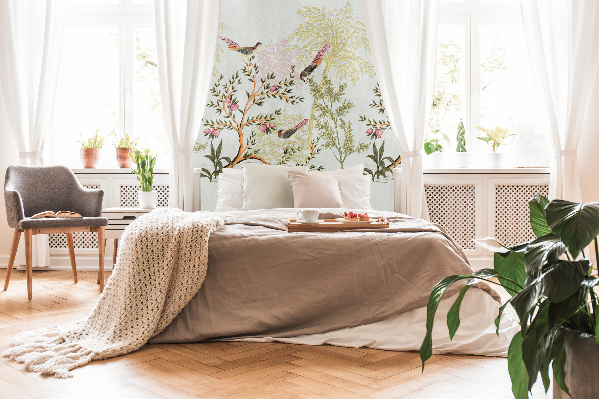 Livingwalls Vliestapete The Wall 3 Vogeltapete 398741