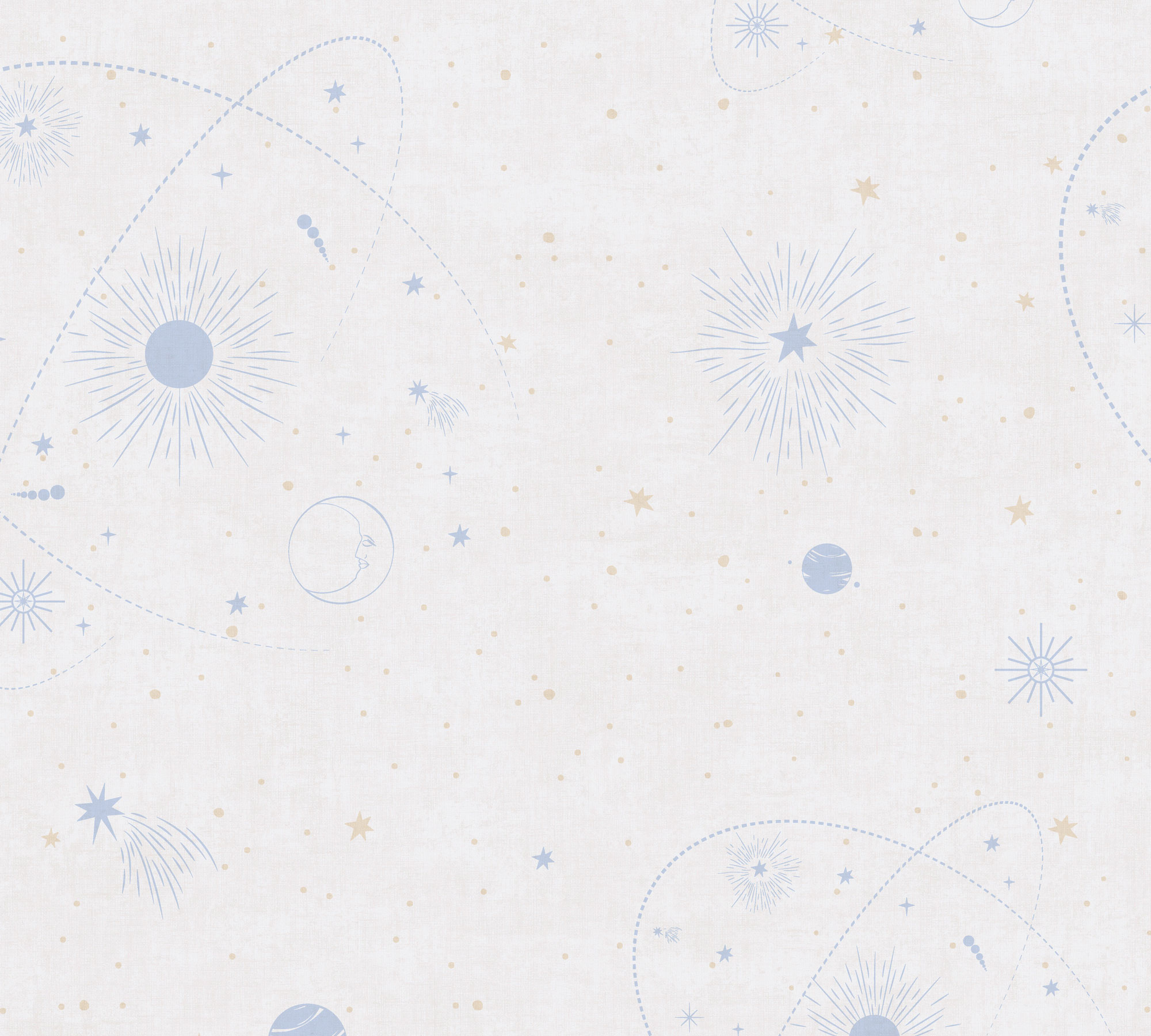 AS Vliestapete Lilly & Luis Weltall Beige 771311