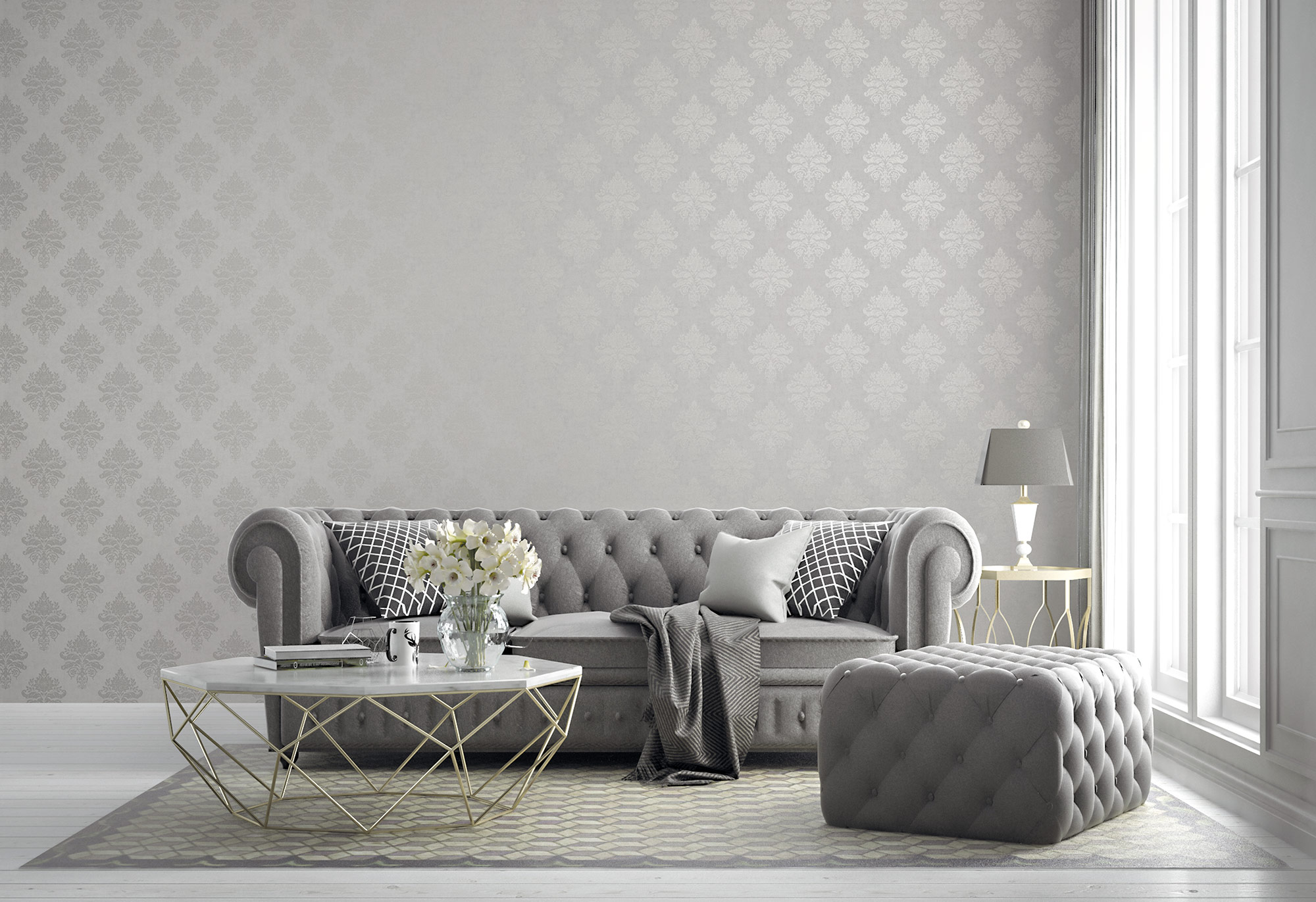 Essener Vliestapete Palazzo 2 Kacheloptik G68670