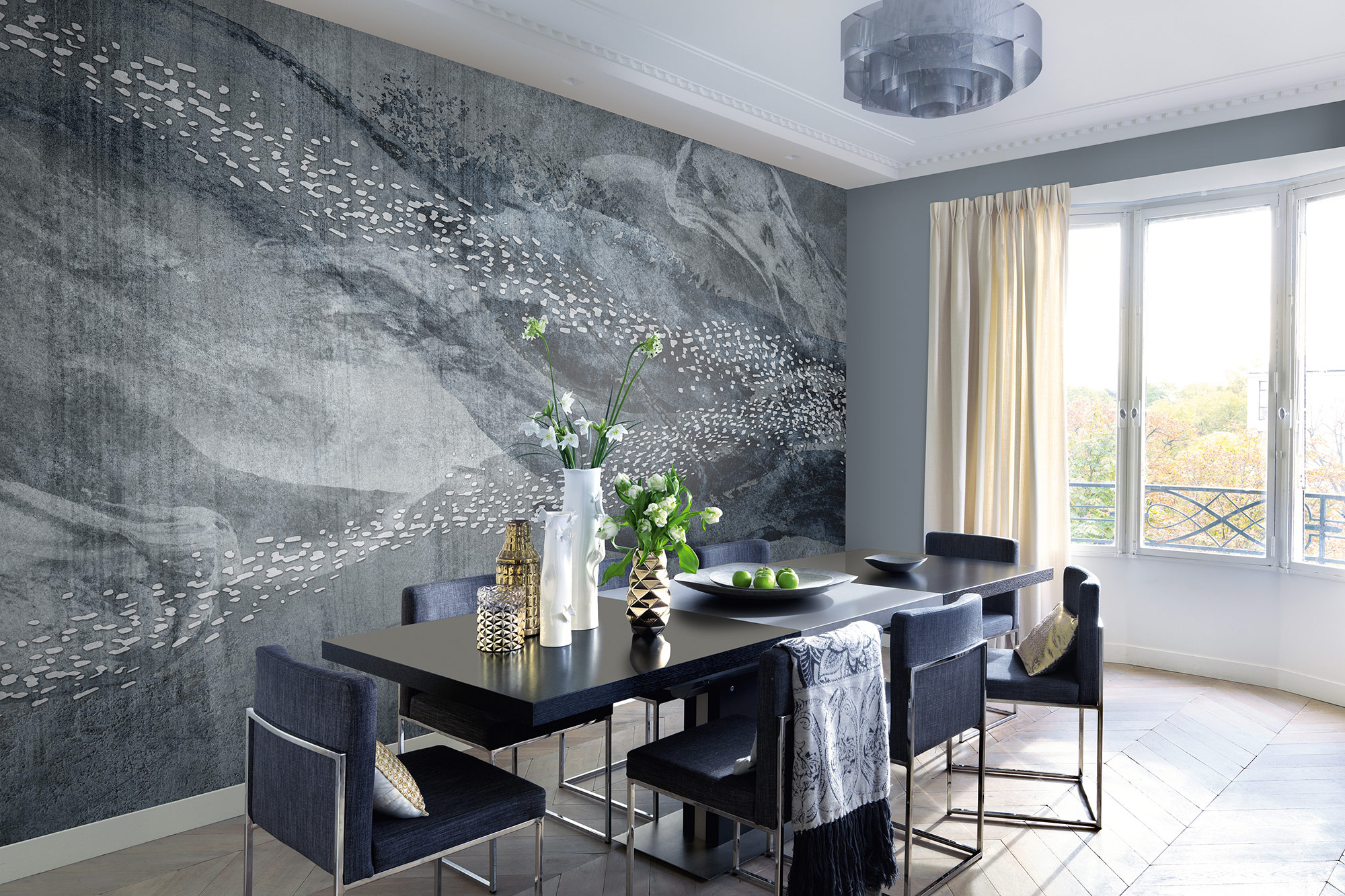 Erismann Fototapete GMK Art Edition Deep Sea silber 223720