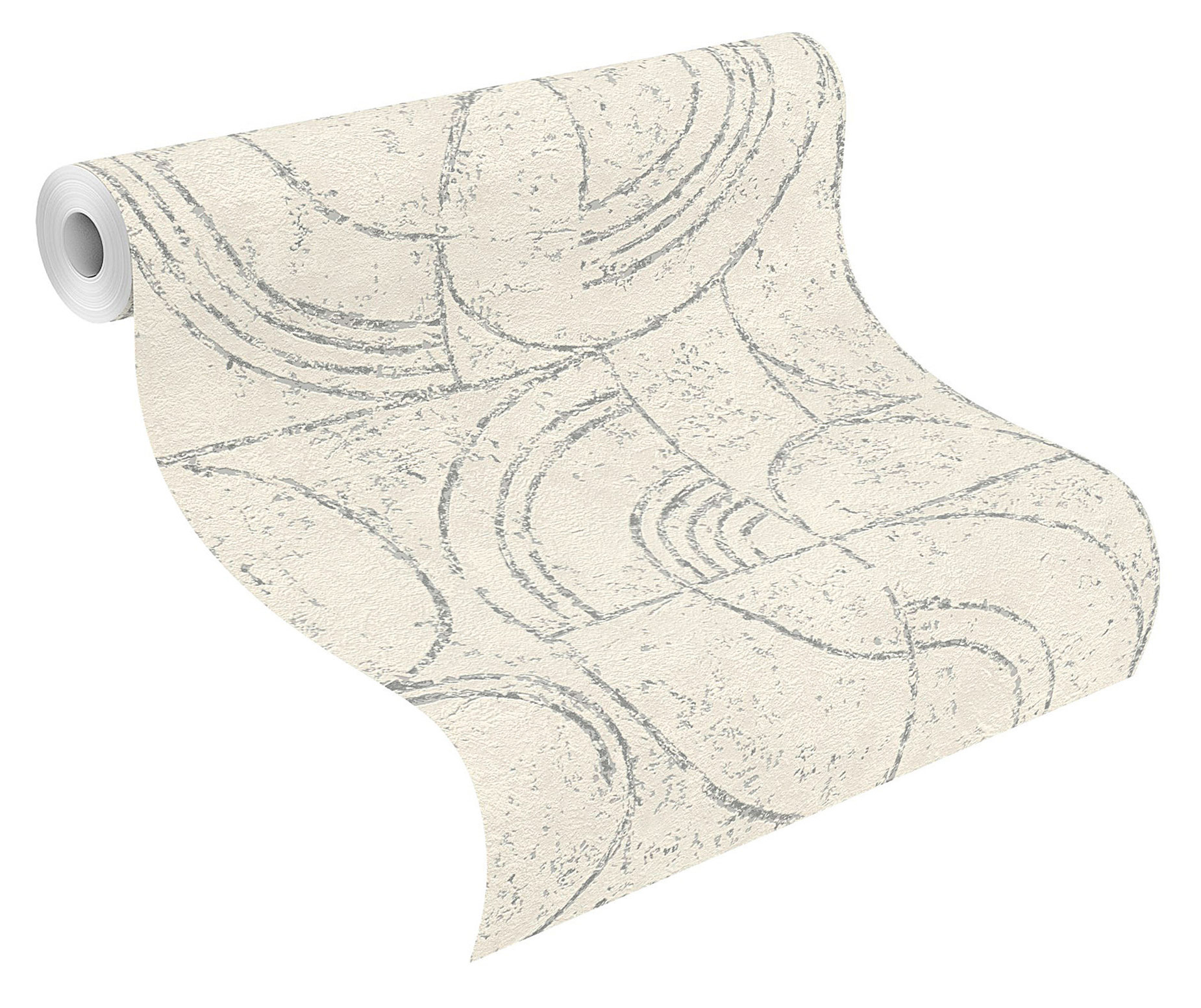 Rasch Vliestapete Welcome Home Weiß-Cremeweiß 653618