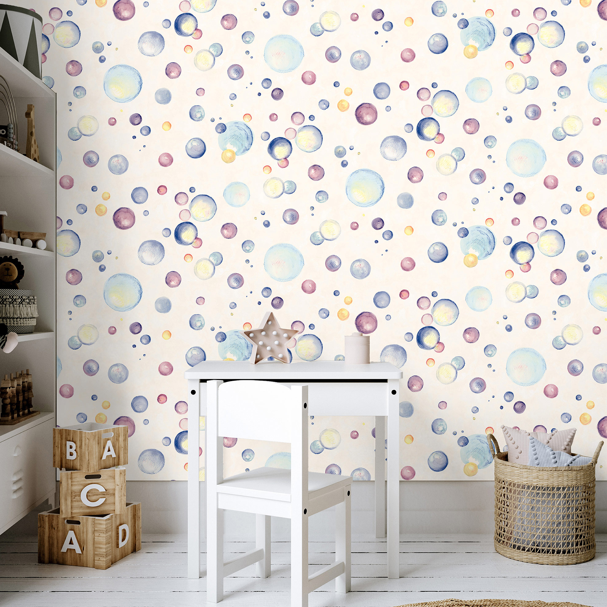 Hohenberger Vliestapete Happy Inner Child Bubbles 27564