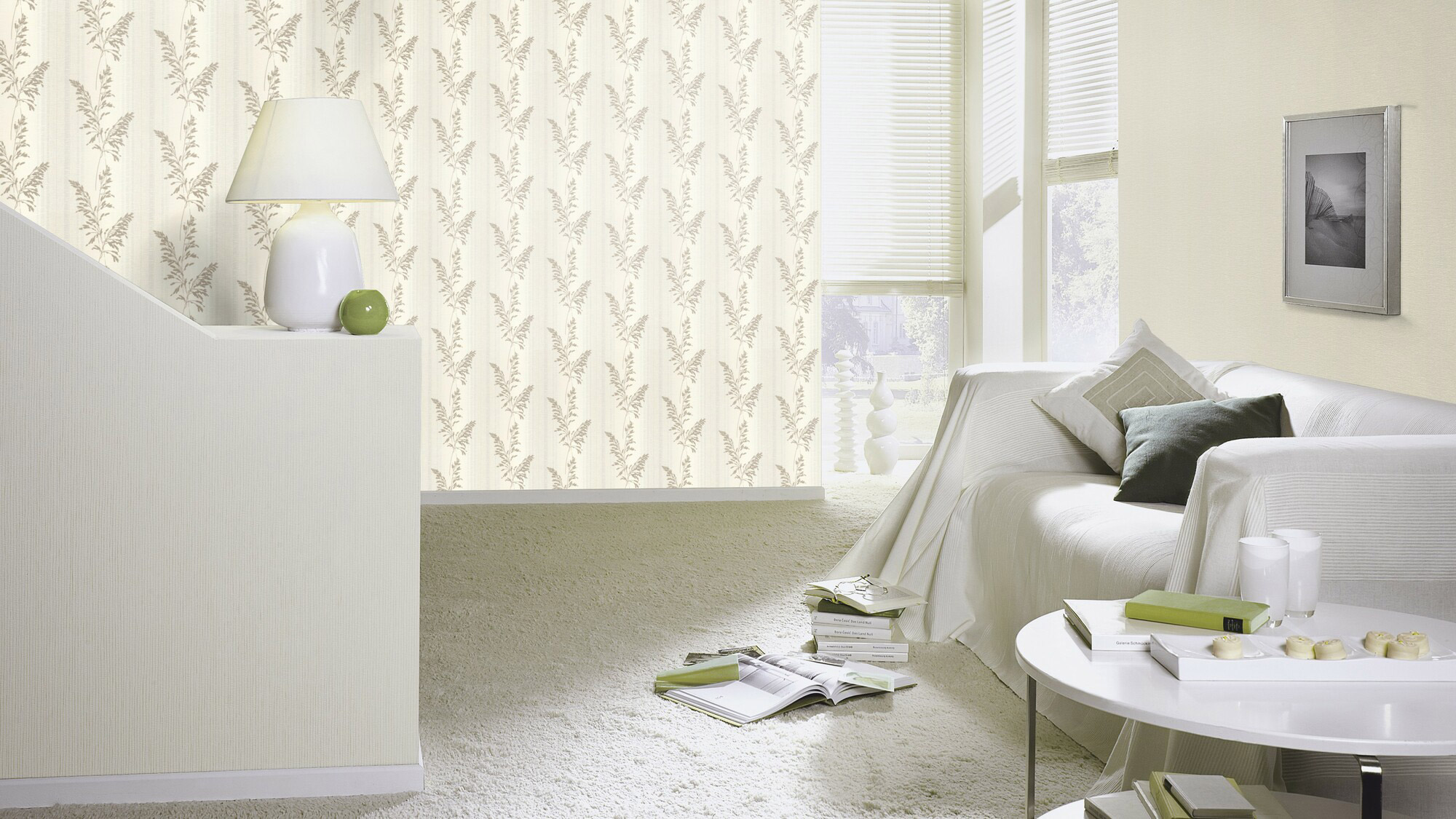 Rasch Vliestapete Tapetenwechsel 2 Blatt Panell Ranke 651027