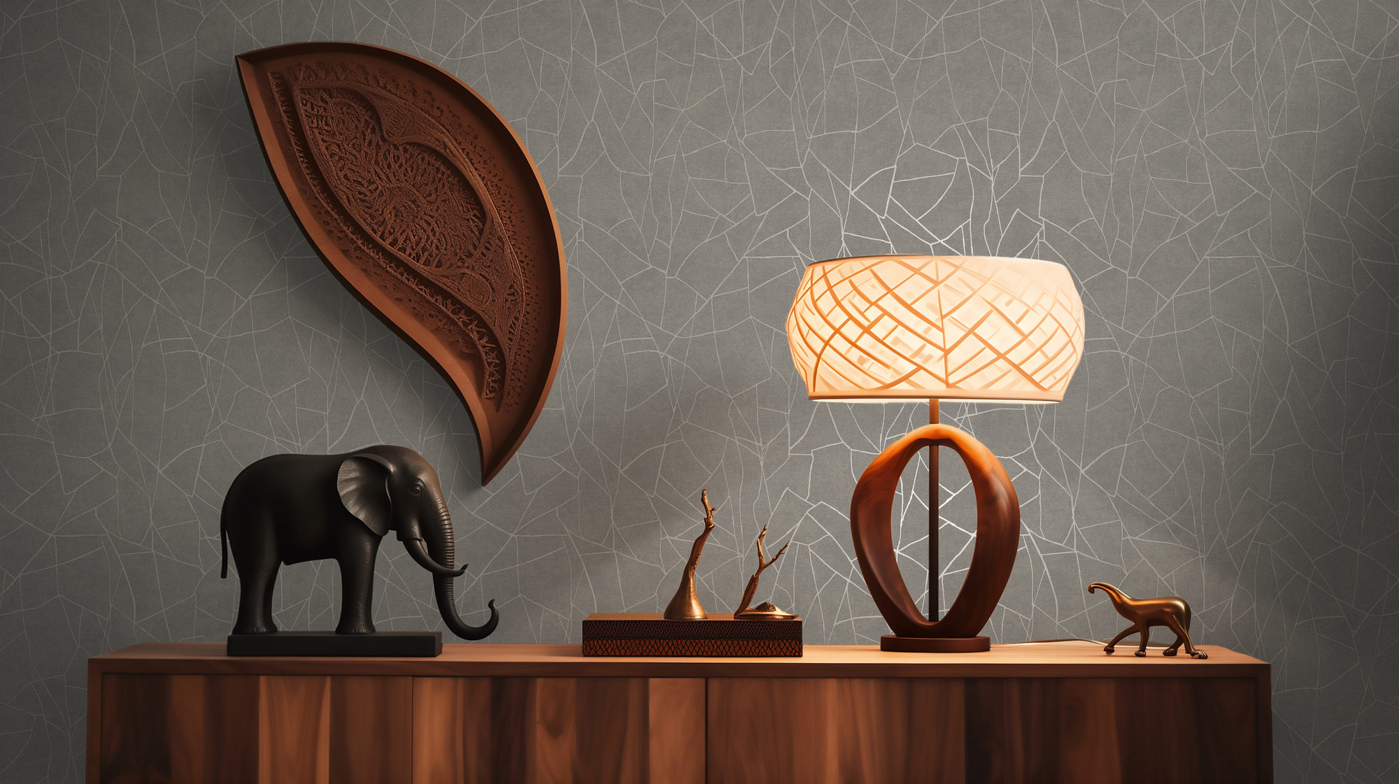 AS Vliestapete French Affair Struktur Grau 399343